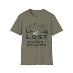 Lost Is Where I Belong Mountain Tee