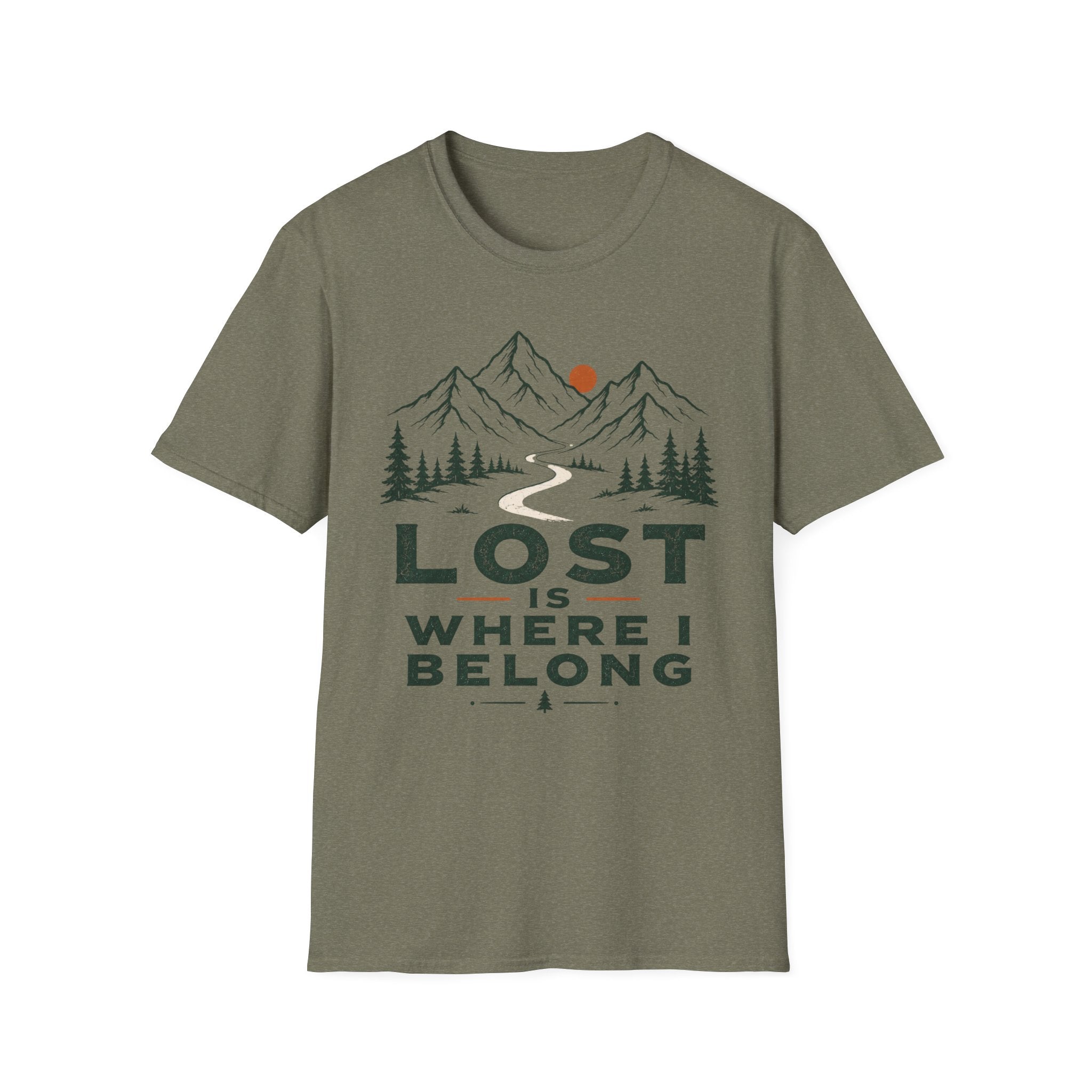 Lost Is Where I Belong Mountain Tee