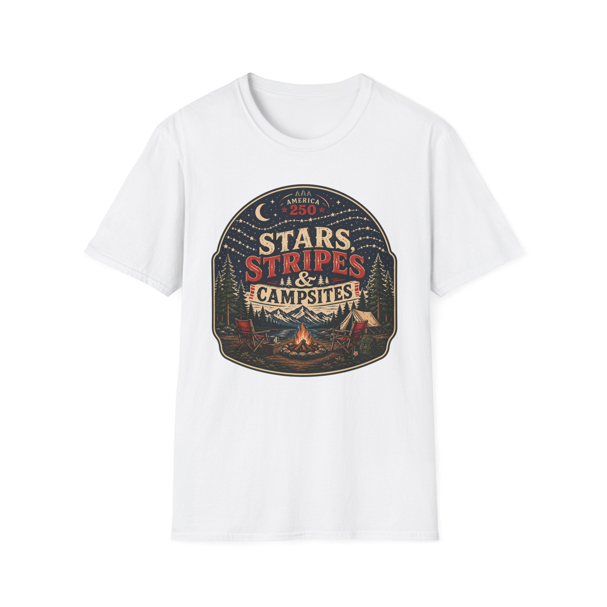 Stars, Stripes and Campsites Tee