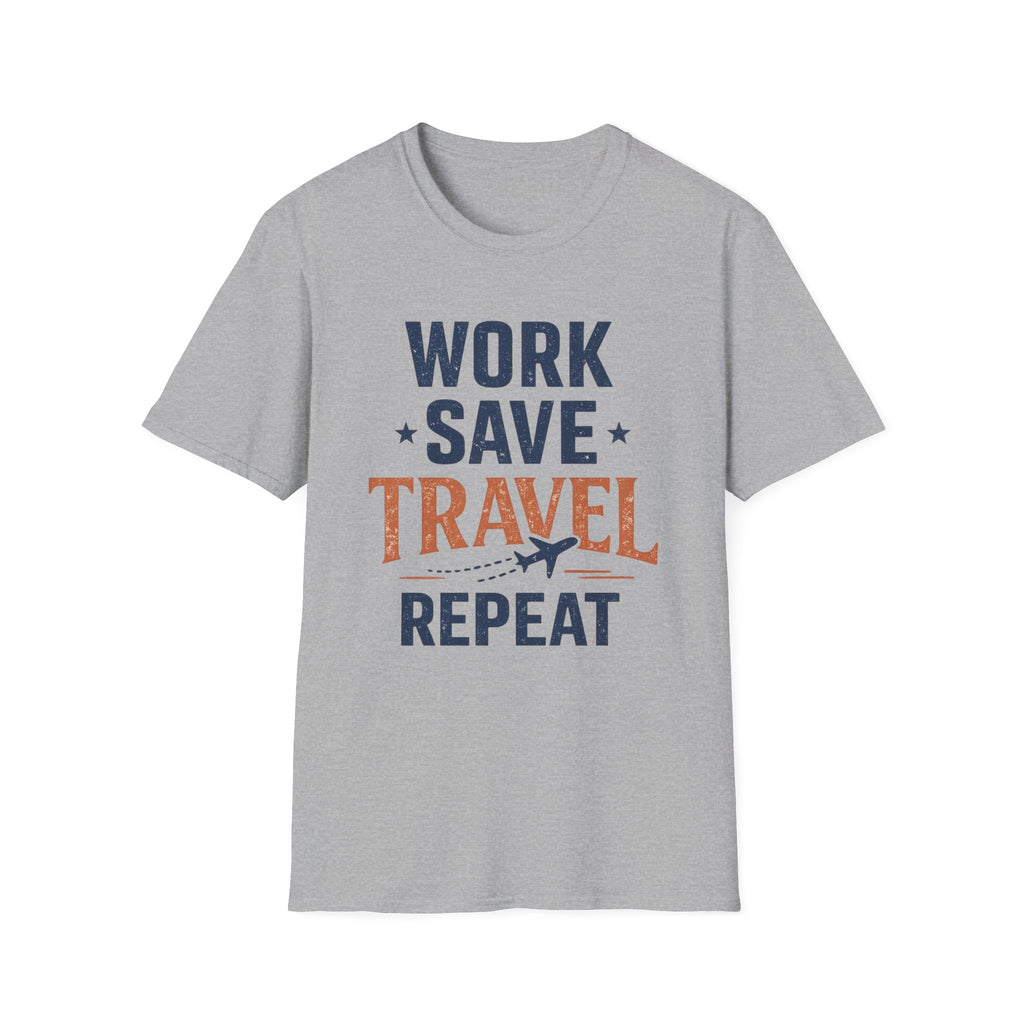 Work Save Travel Repeat Tee