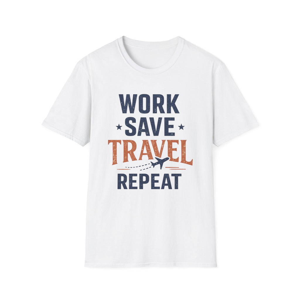 Work Save Travel Repeat Tee