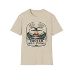 Rooted Wild Strong Moose Yoga Tee