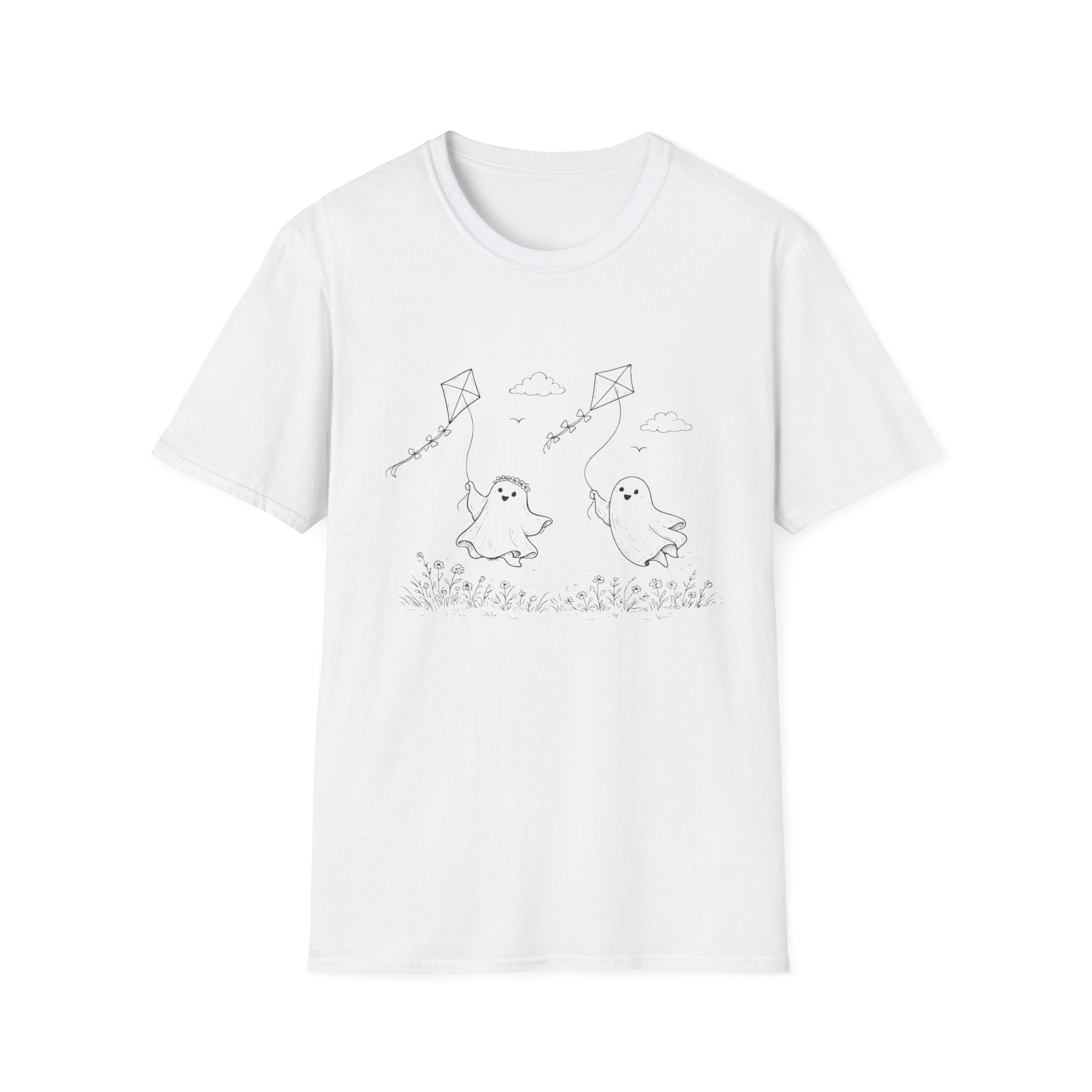 Kite Flying Ghosts Tee