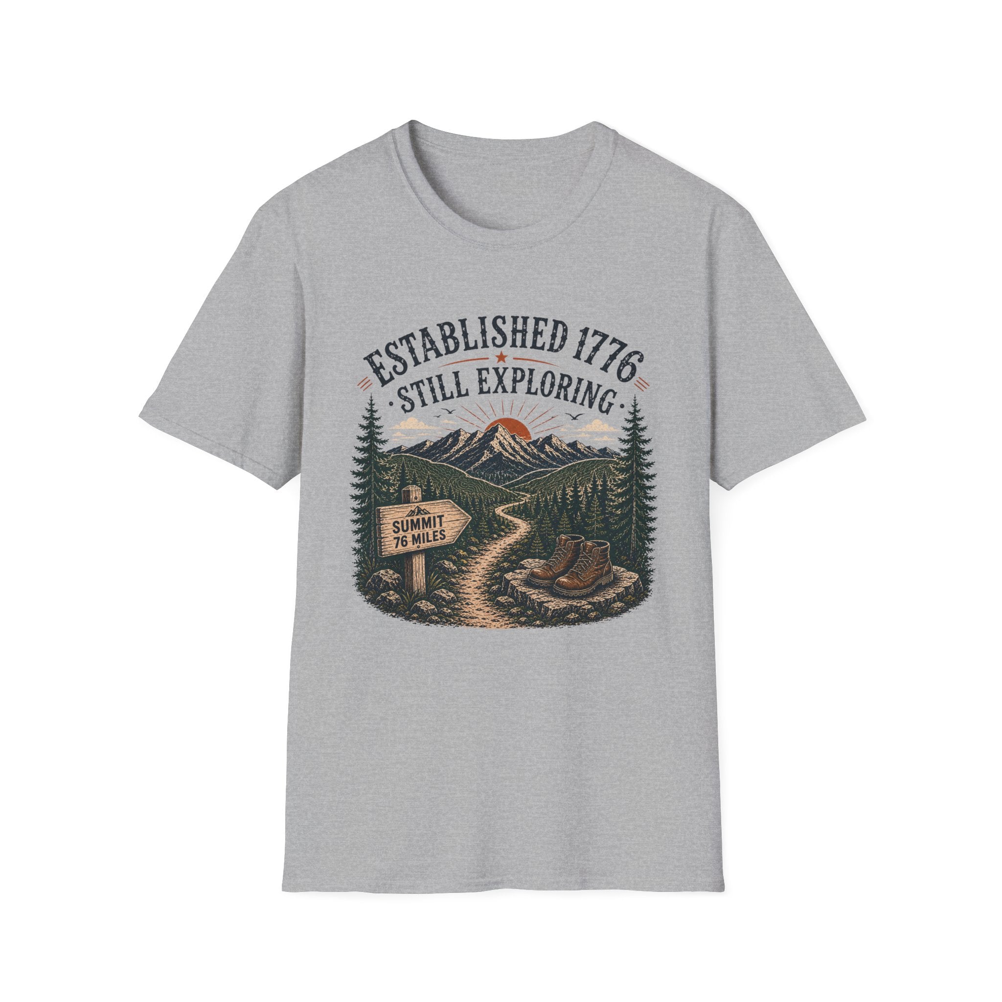 Established 1776 Still Exploring Tee