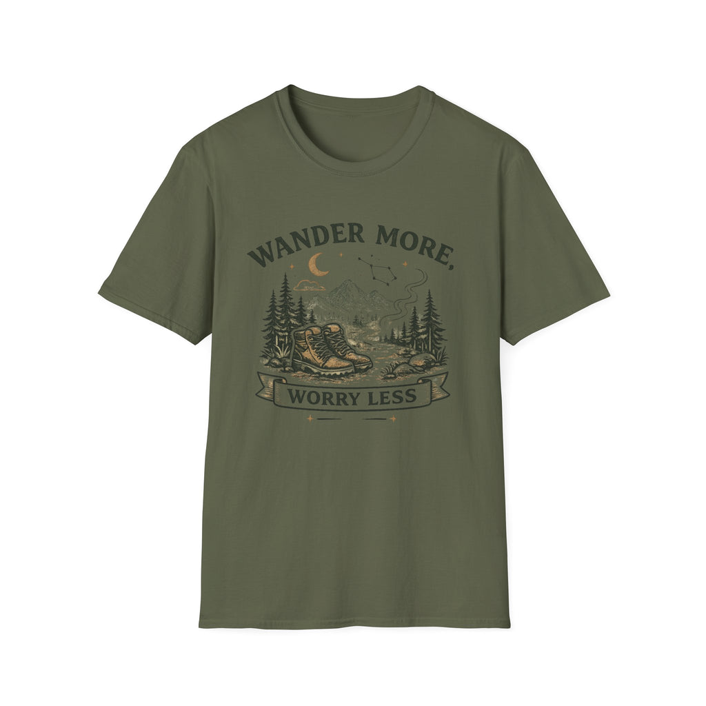 Wander More, Worry Less Tee