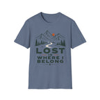 Lost Is Where I Belong Mountain Tee