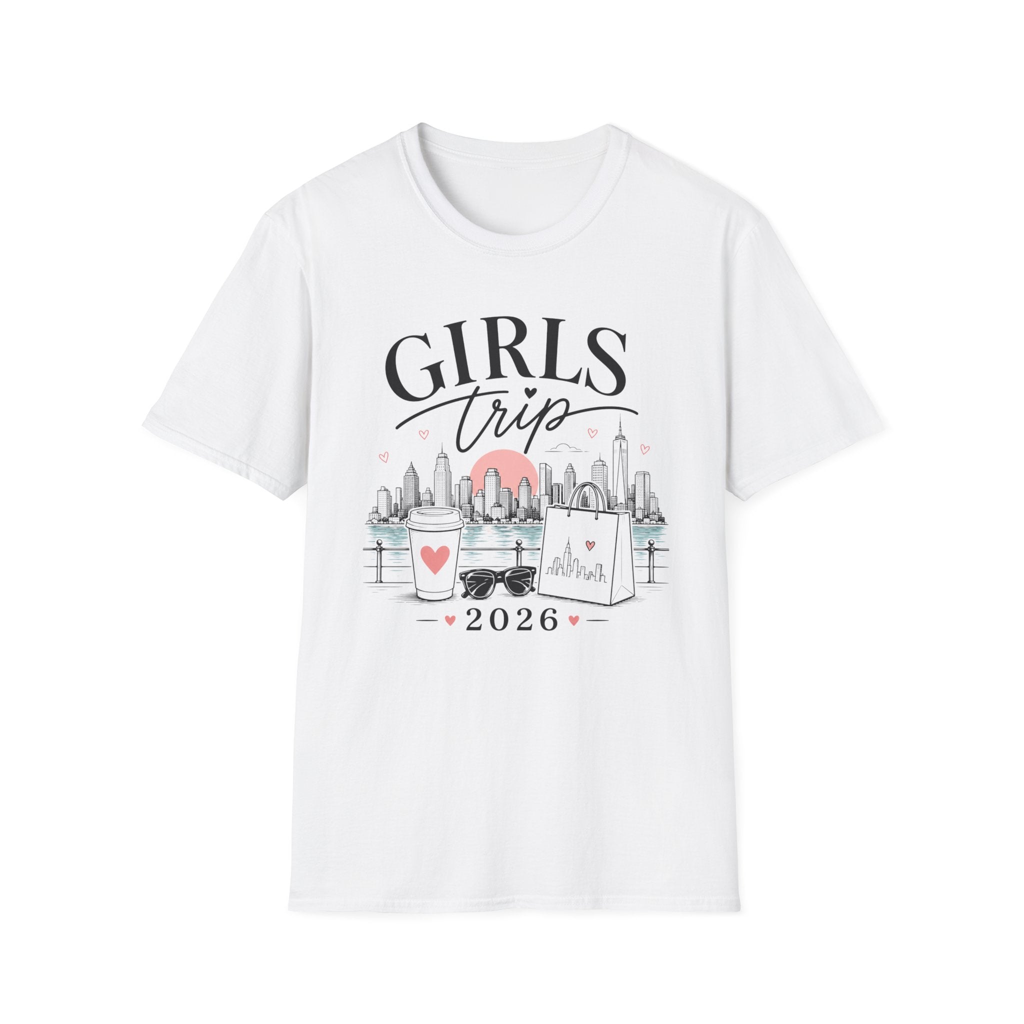 Girls Trip 2026 Shopping & Coffee Tee