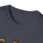 See No Hear No Speak No Bird Hikers Tee