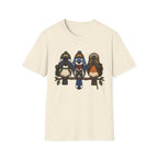 See No Hear No Speak No Bird Hikers Tee