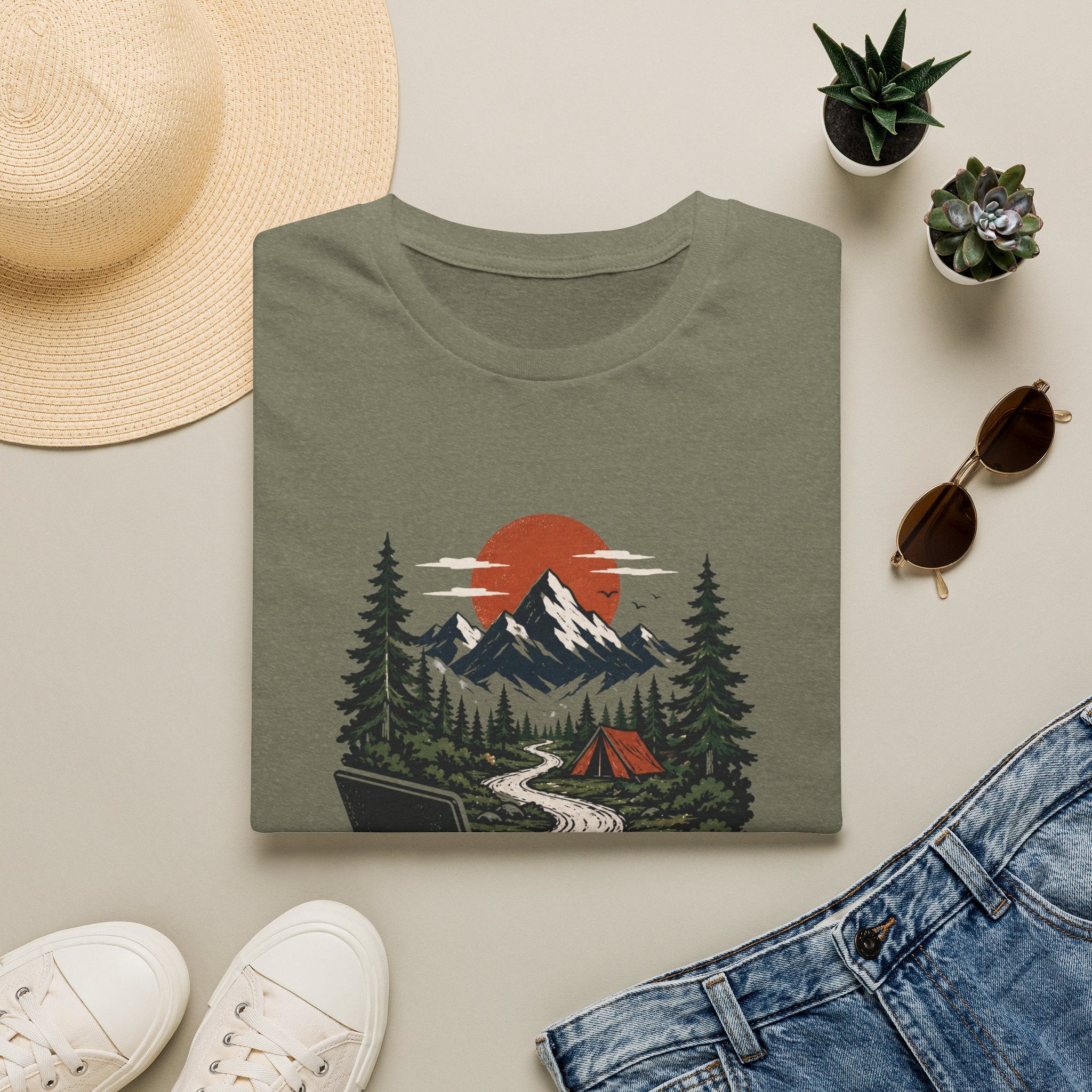 Clock Out, Camp Out Tee
