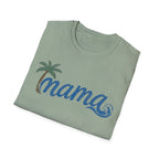 Coastal Mama Palm Tree & Wave Tee