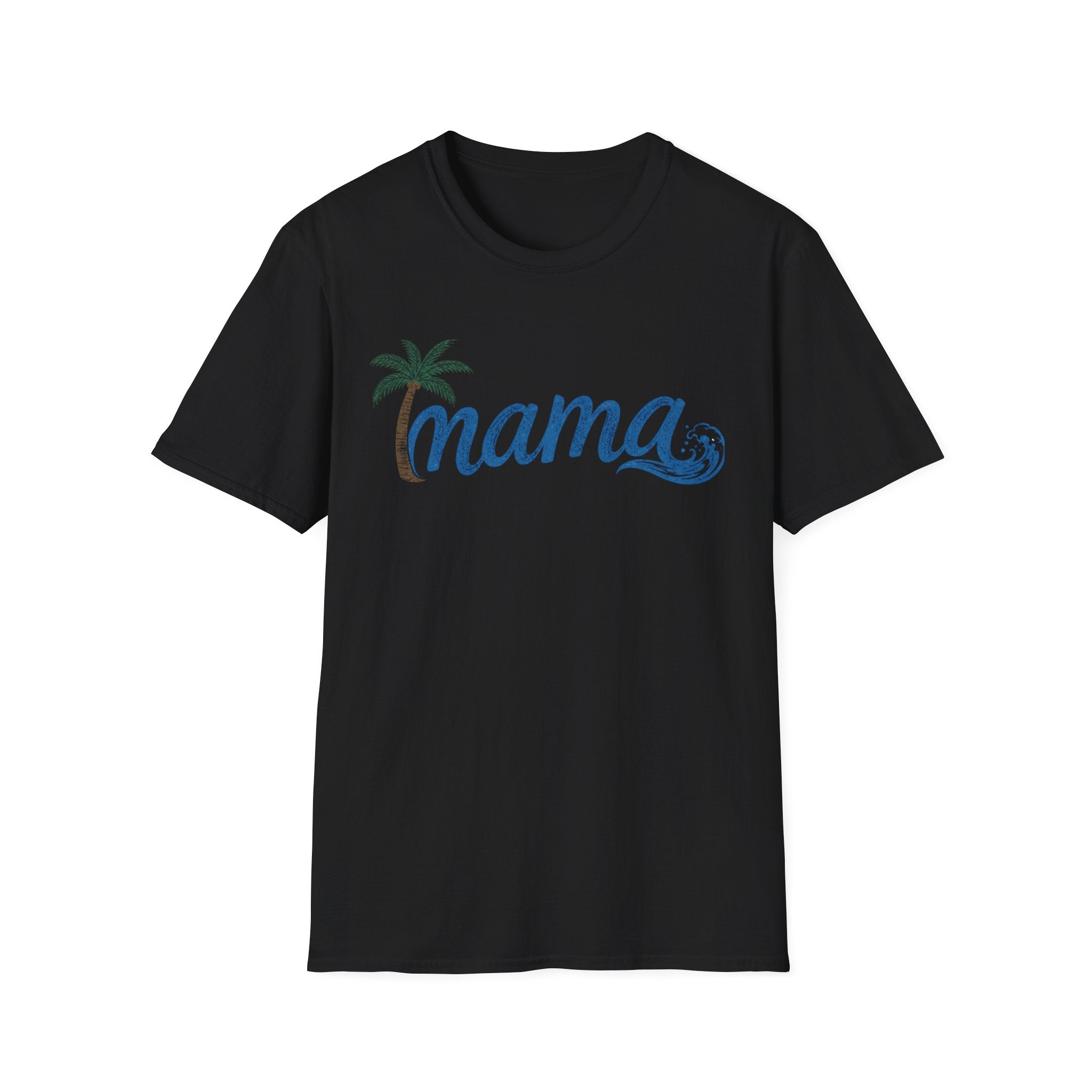 Coastal Mama Palm Tree & Wave Tee