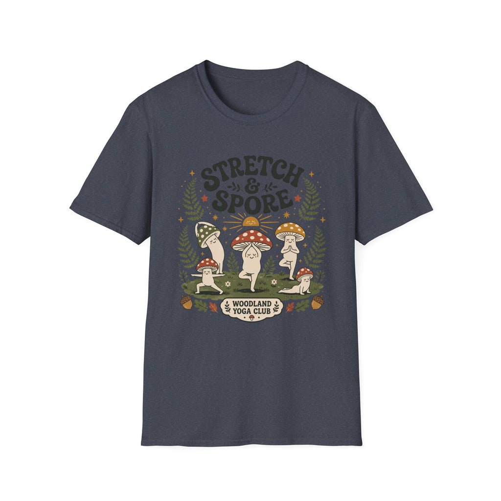 Stretch & Spore Woodland Yoga Club Tee