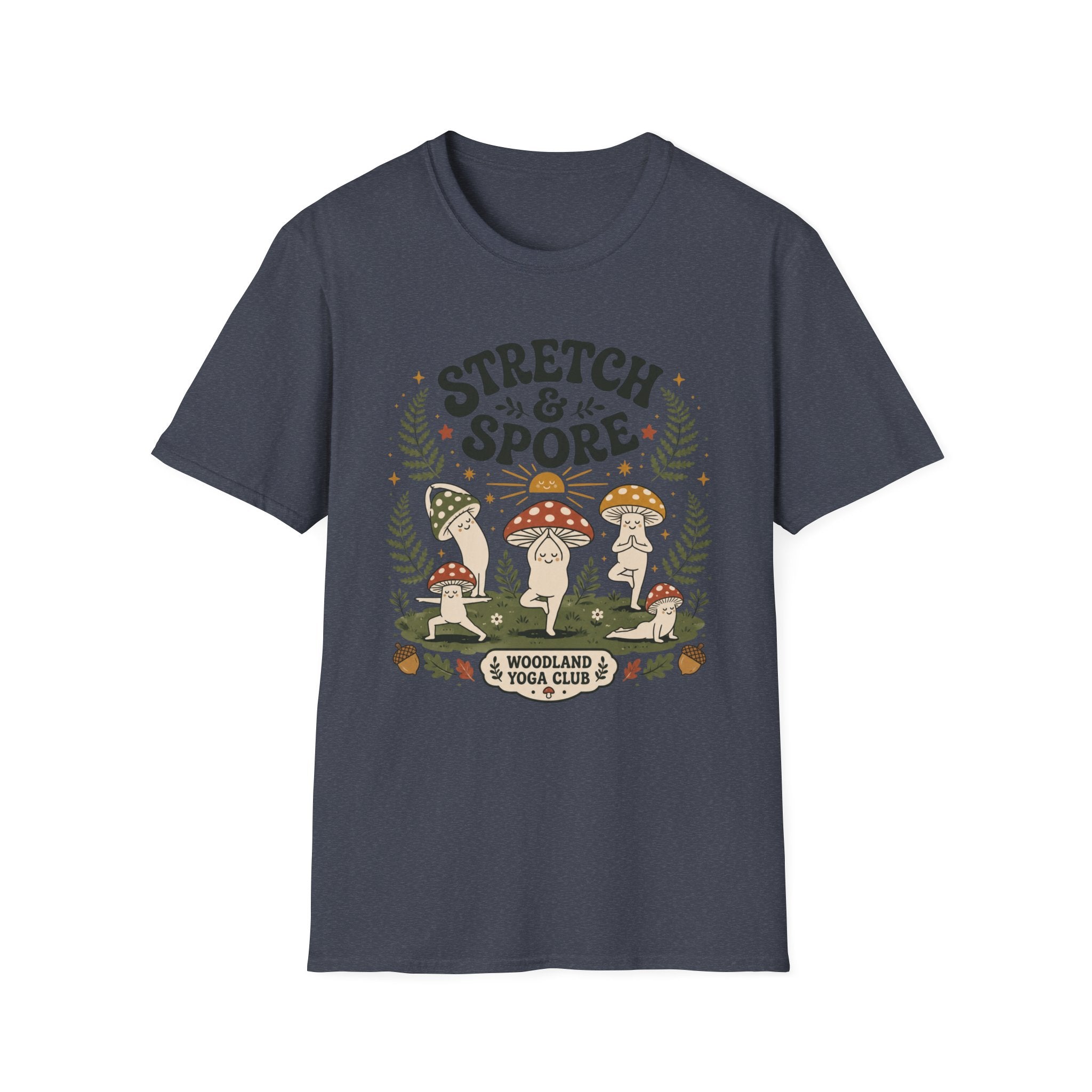 Stretch & Spore Woodland Yoga Club Tee