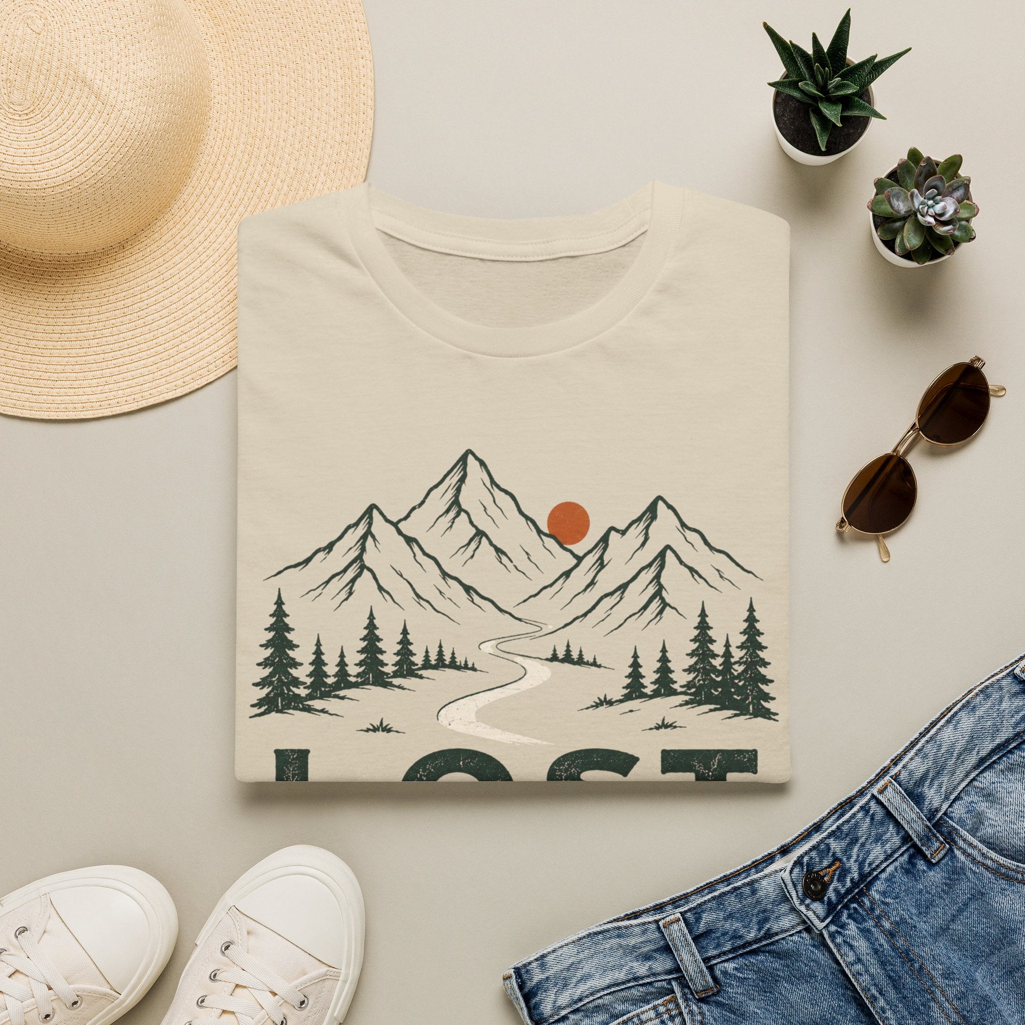 Lost Is Where I Belong Mountain Tee