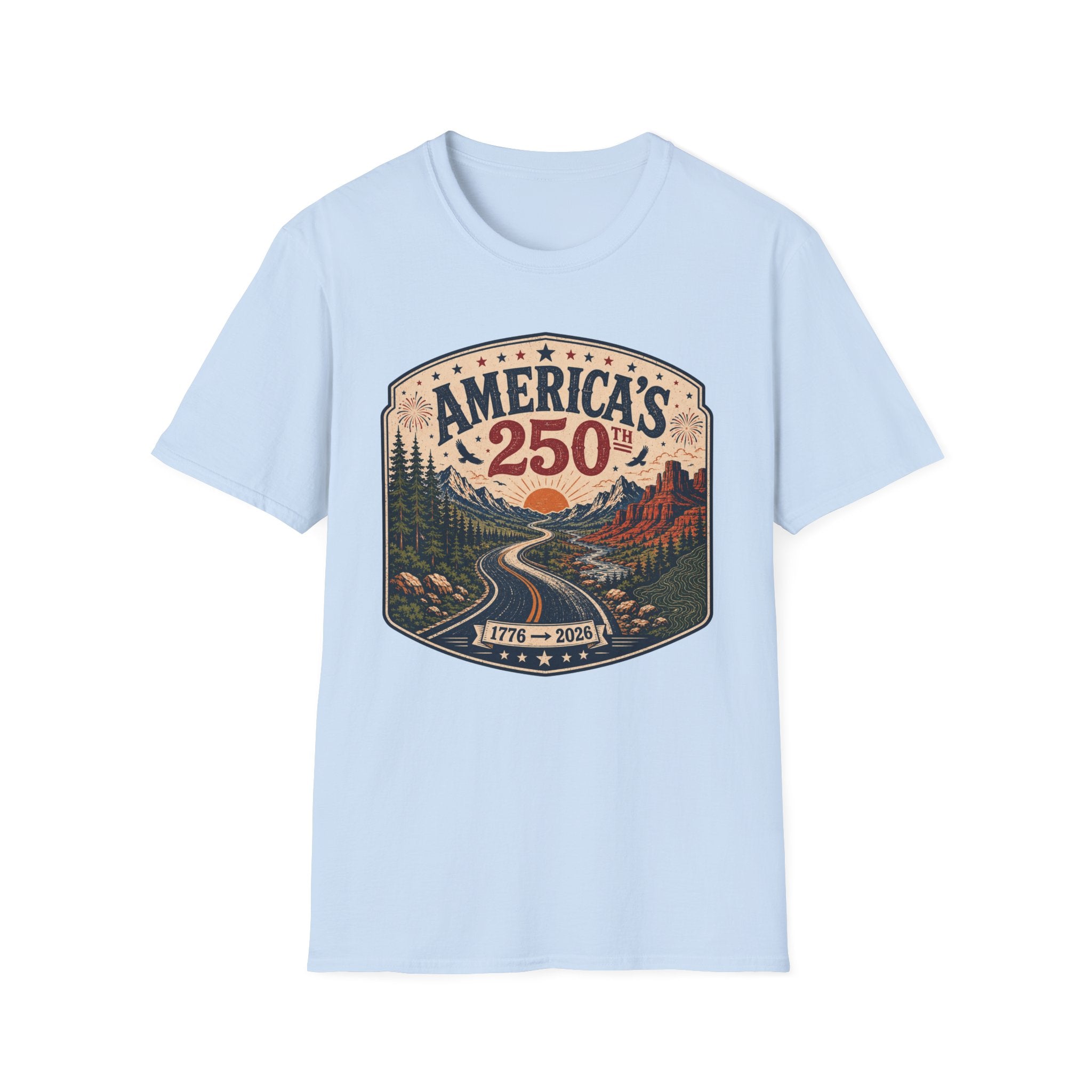 America’s 250th Take the Scenic Route Tee