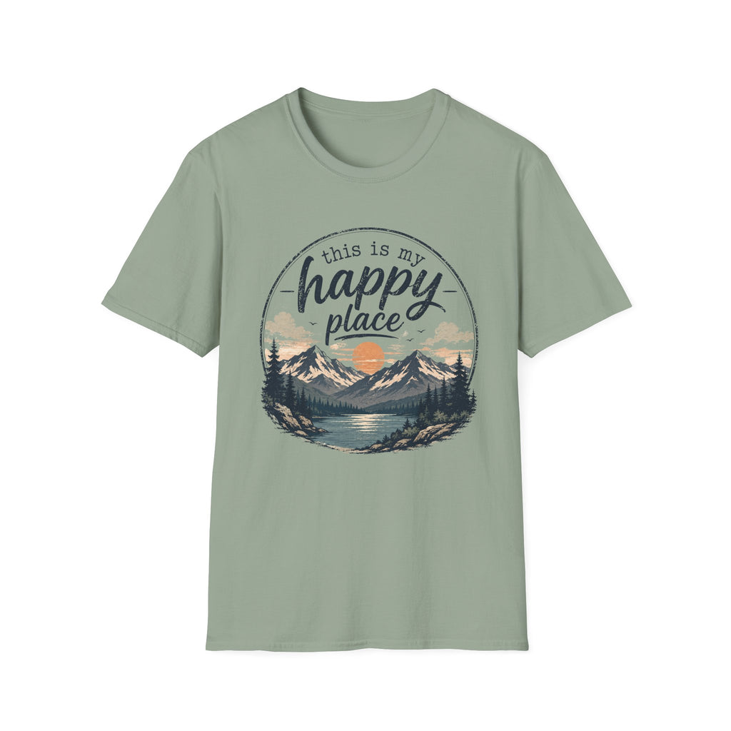 This Is My Happy Place Mountain Tee