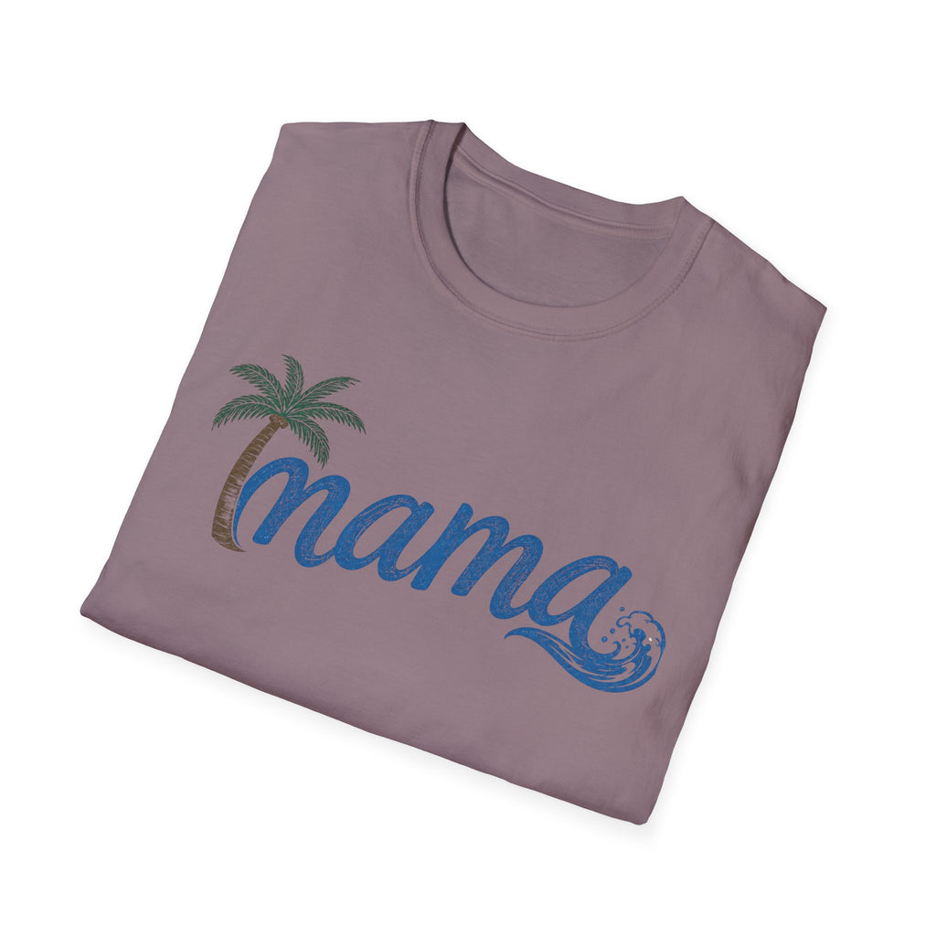 Coastal Mama Palm Tree & Wave Tee