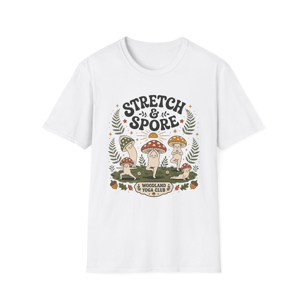 Stretch & Spore Woodland Yoga Club Tee