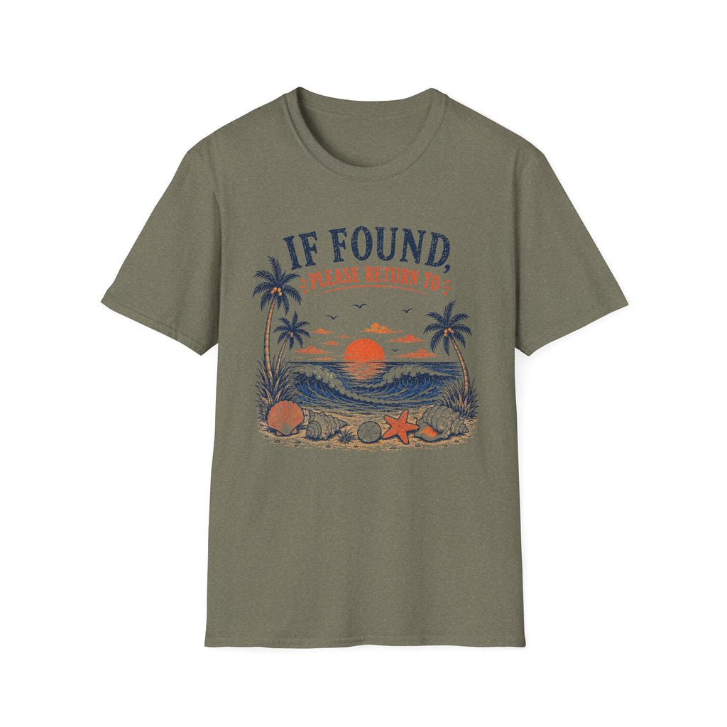 If Found Please Return To Beach Tee