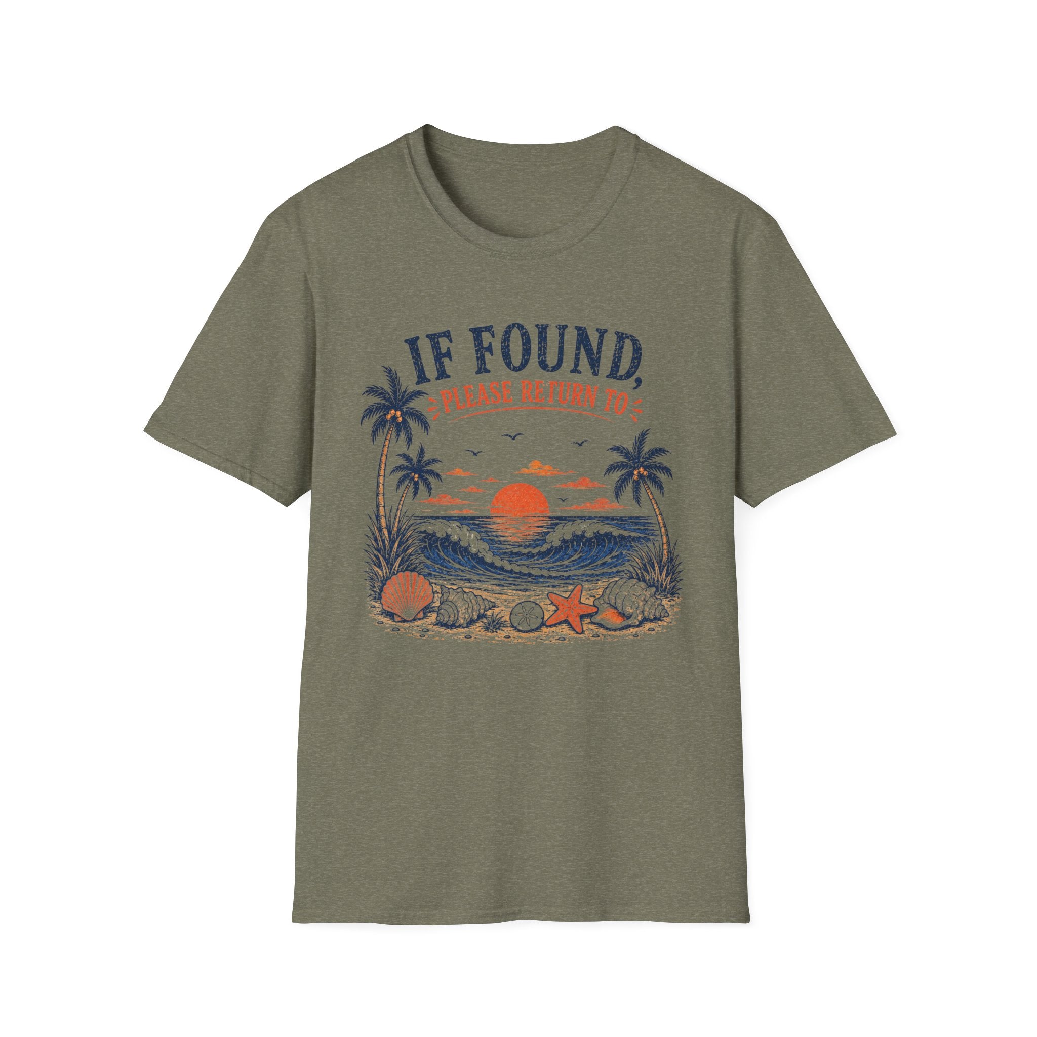 If Found Please Return To Beach Tee