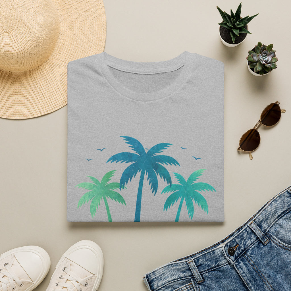 Tropical Sunset Palm Tree Tee