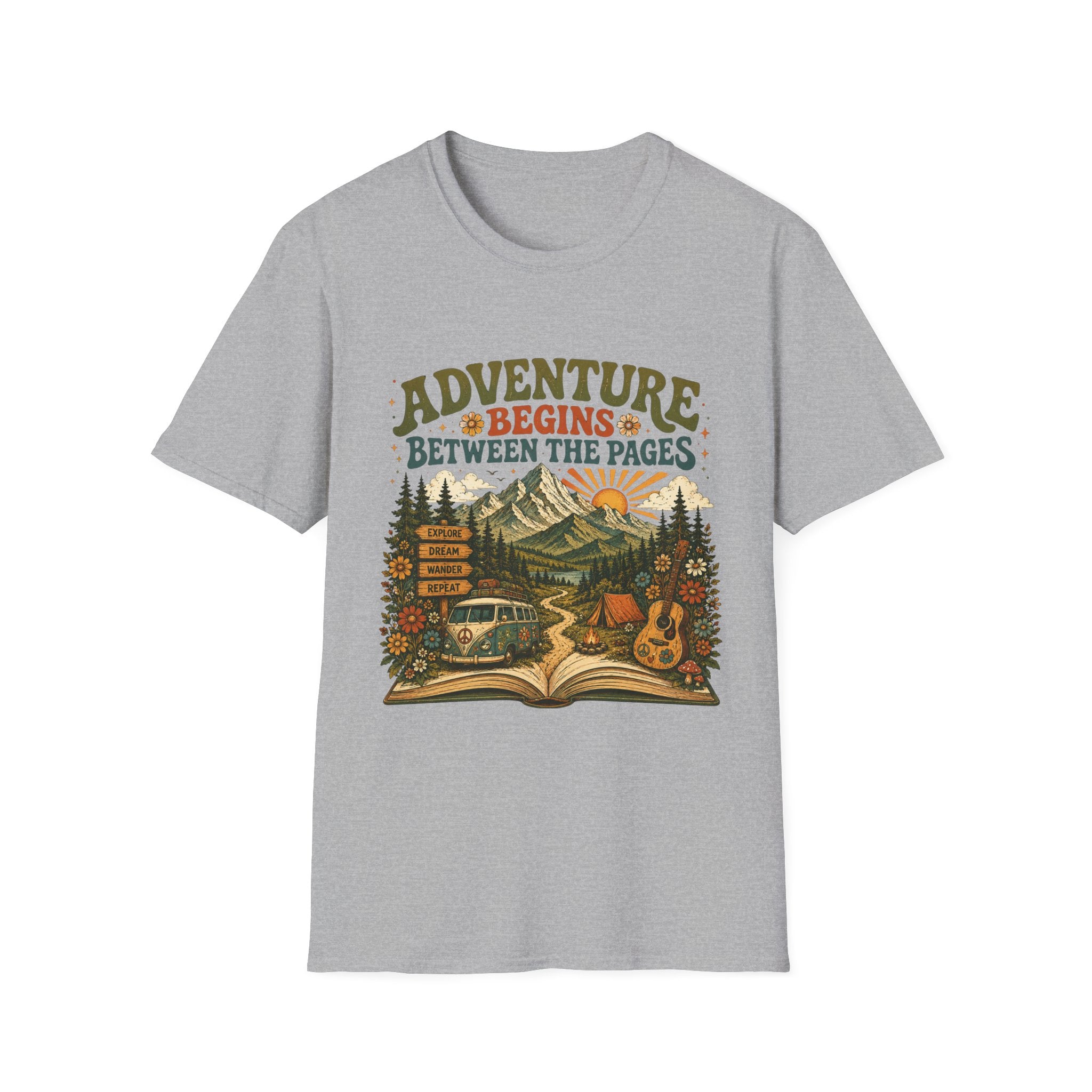 Retro Adventure Begins Tee