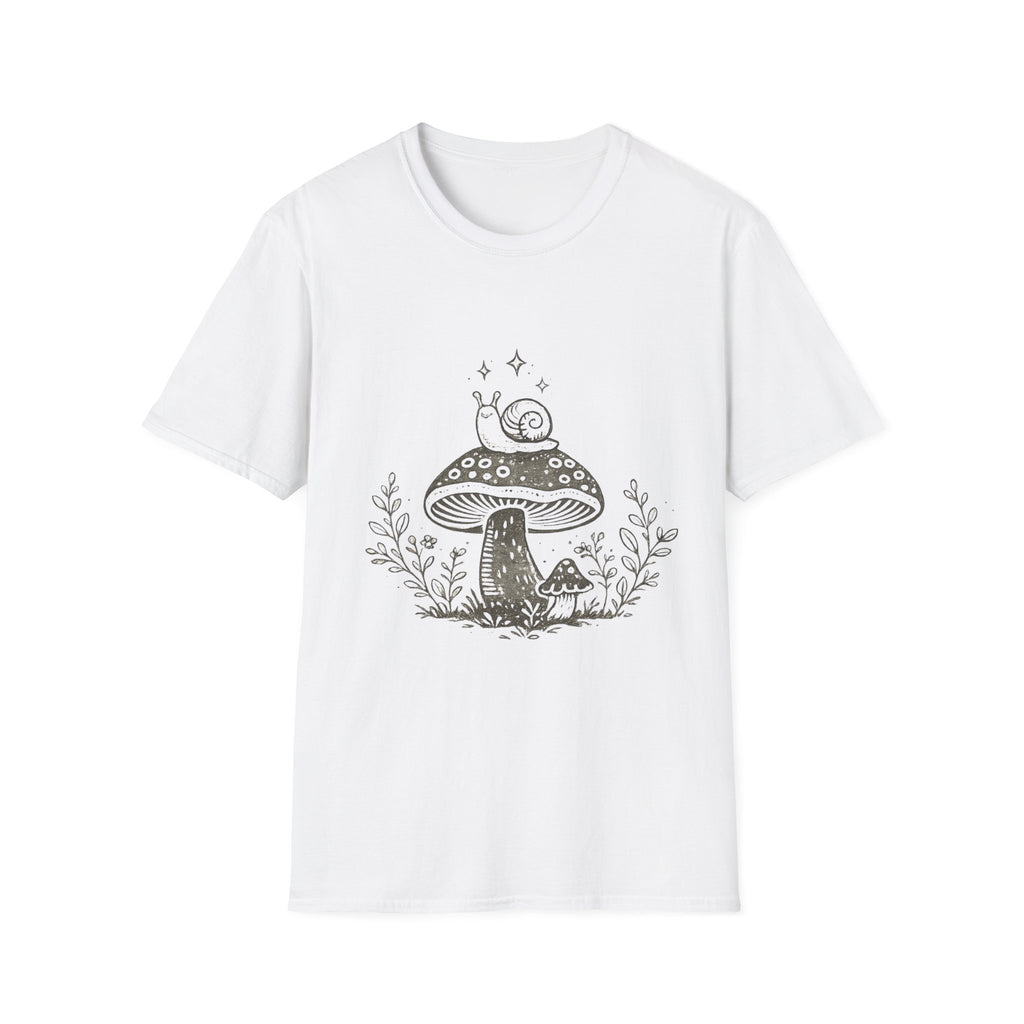 Cozy Snail Mushroom Tee