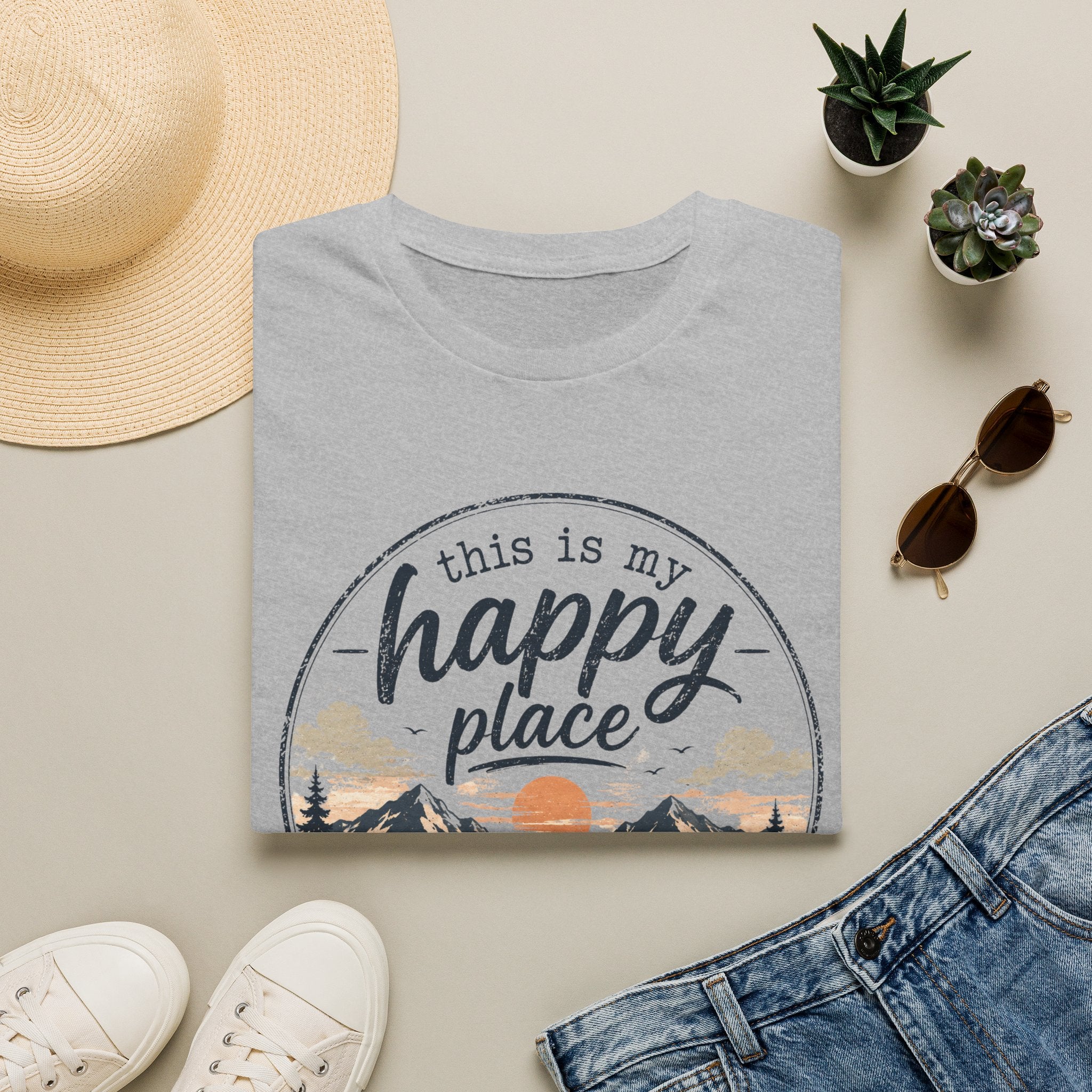 This Is My Happy Place Mountain Tee
