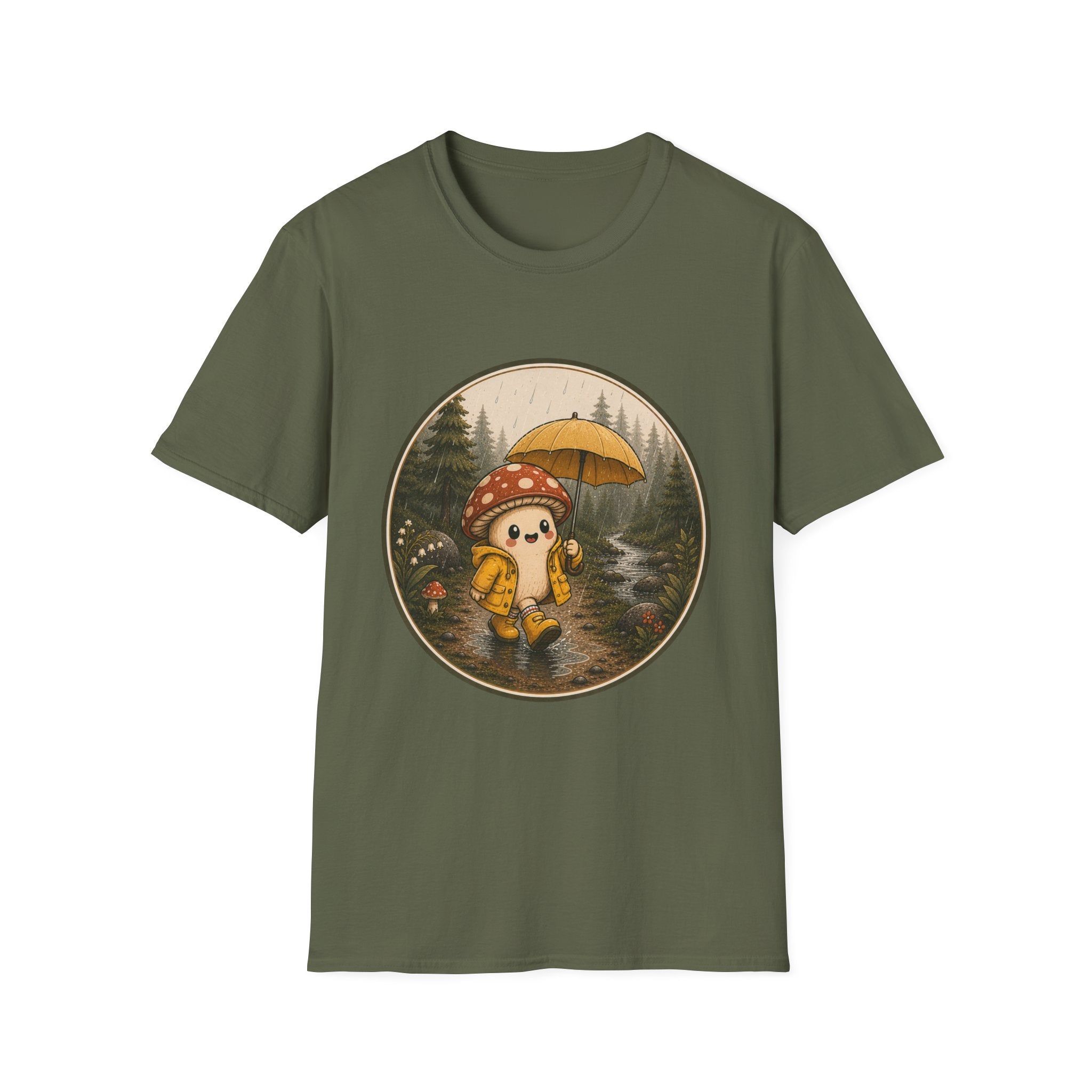 Rainy Day Wanderer Mushroom Tee