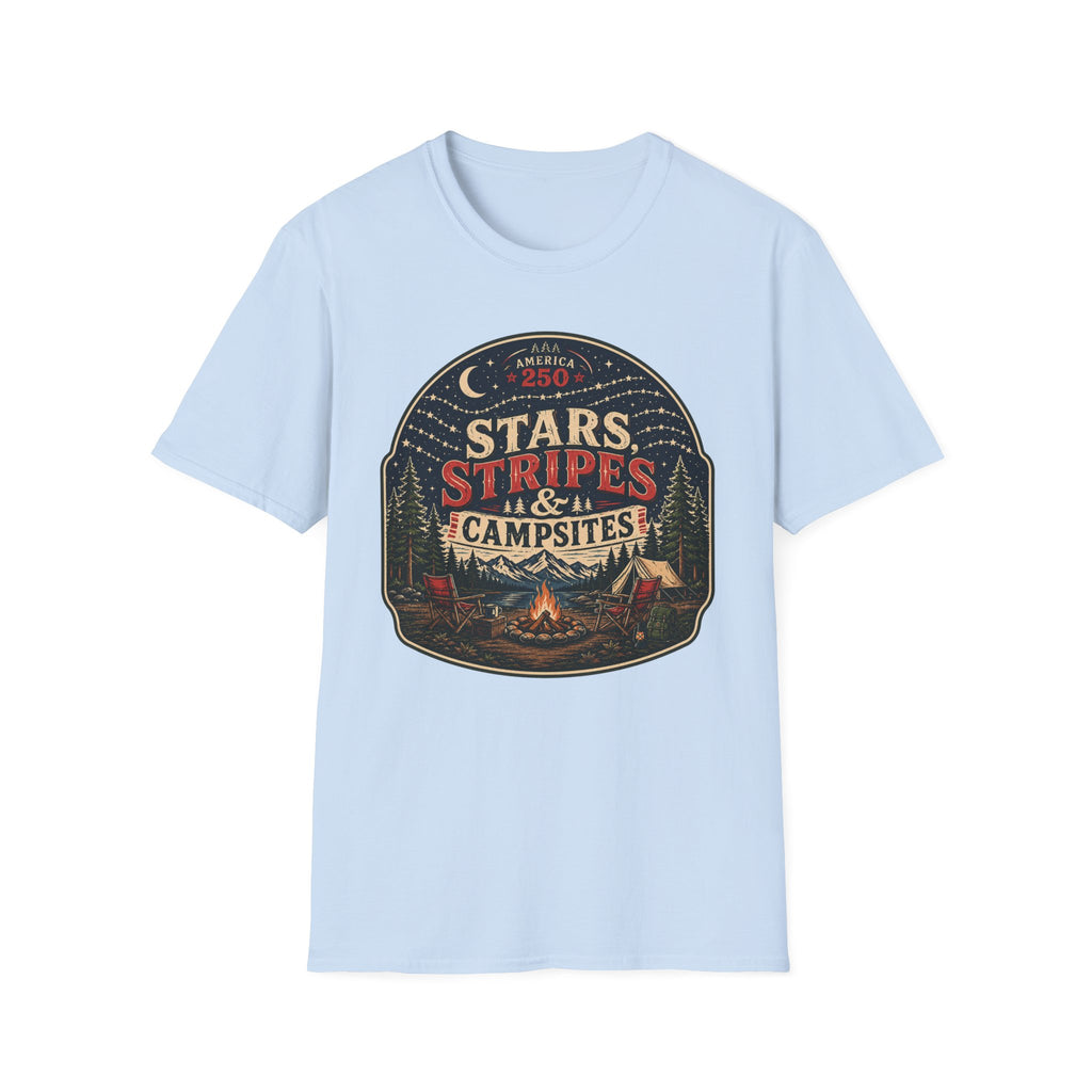 Stars, Stripes and Campsites Tee