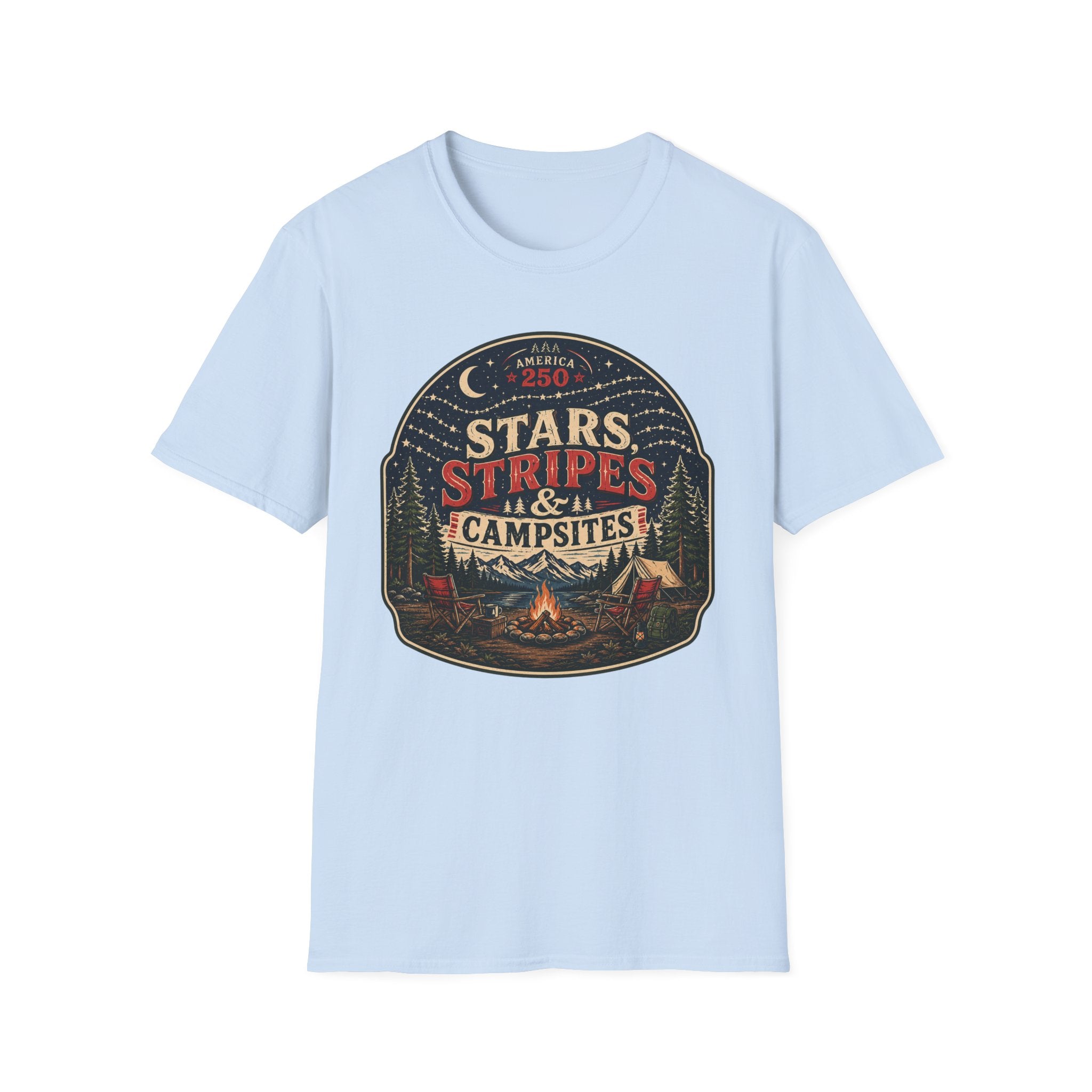 Stars, Stripes and Campsites Tee