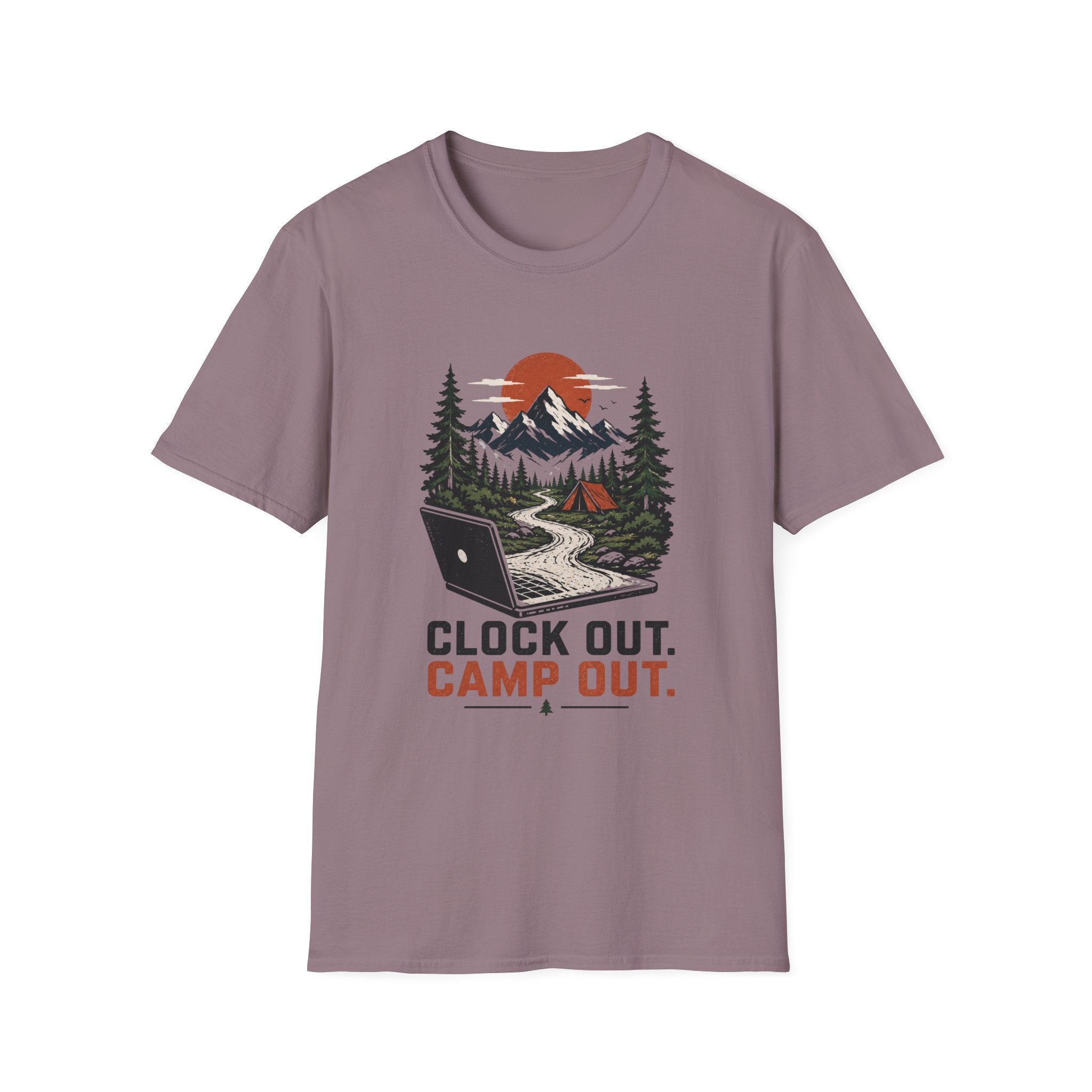 Clock Out, Camp Out Tee