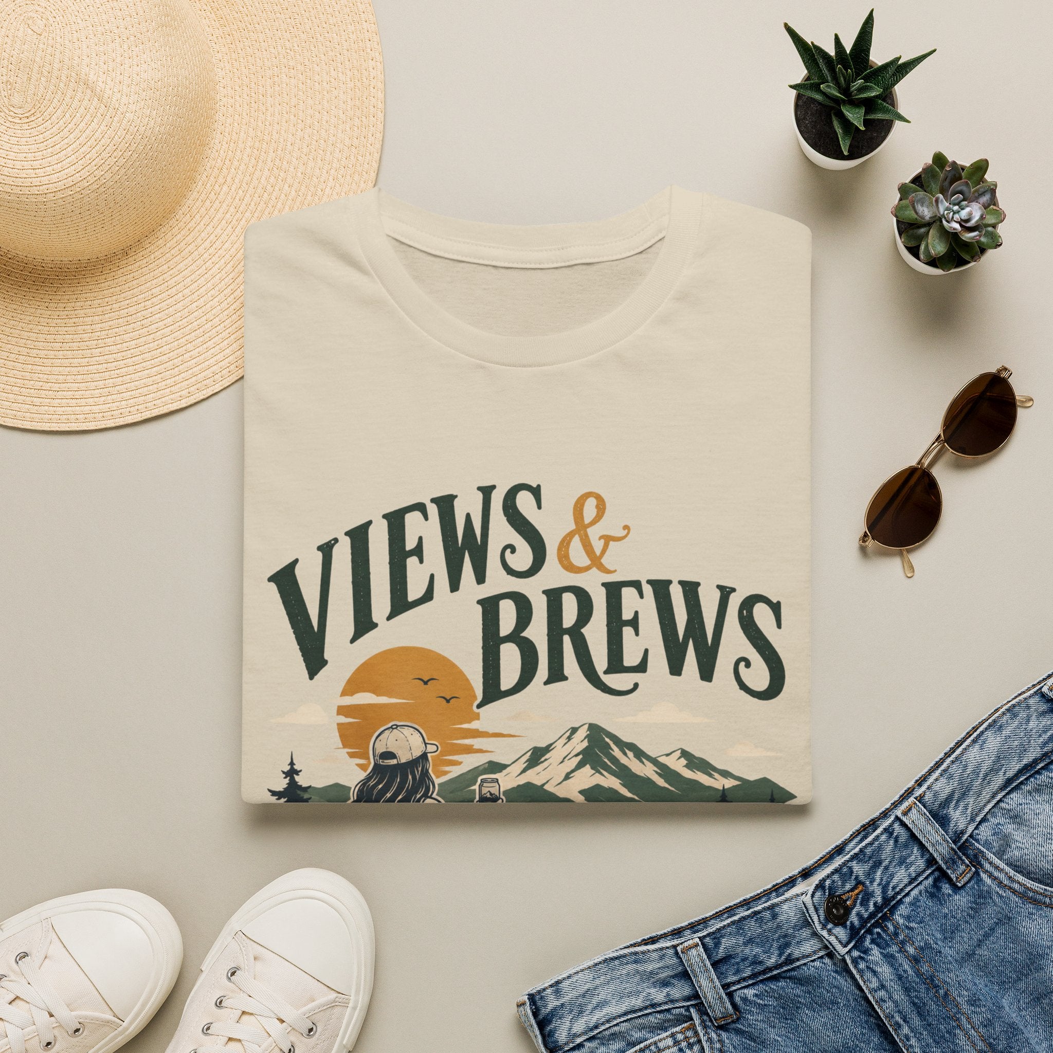 Views & Brews Women's Hiking Tee