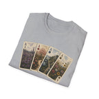 Floral Ace Playing Cards Tee