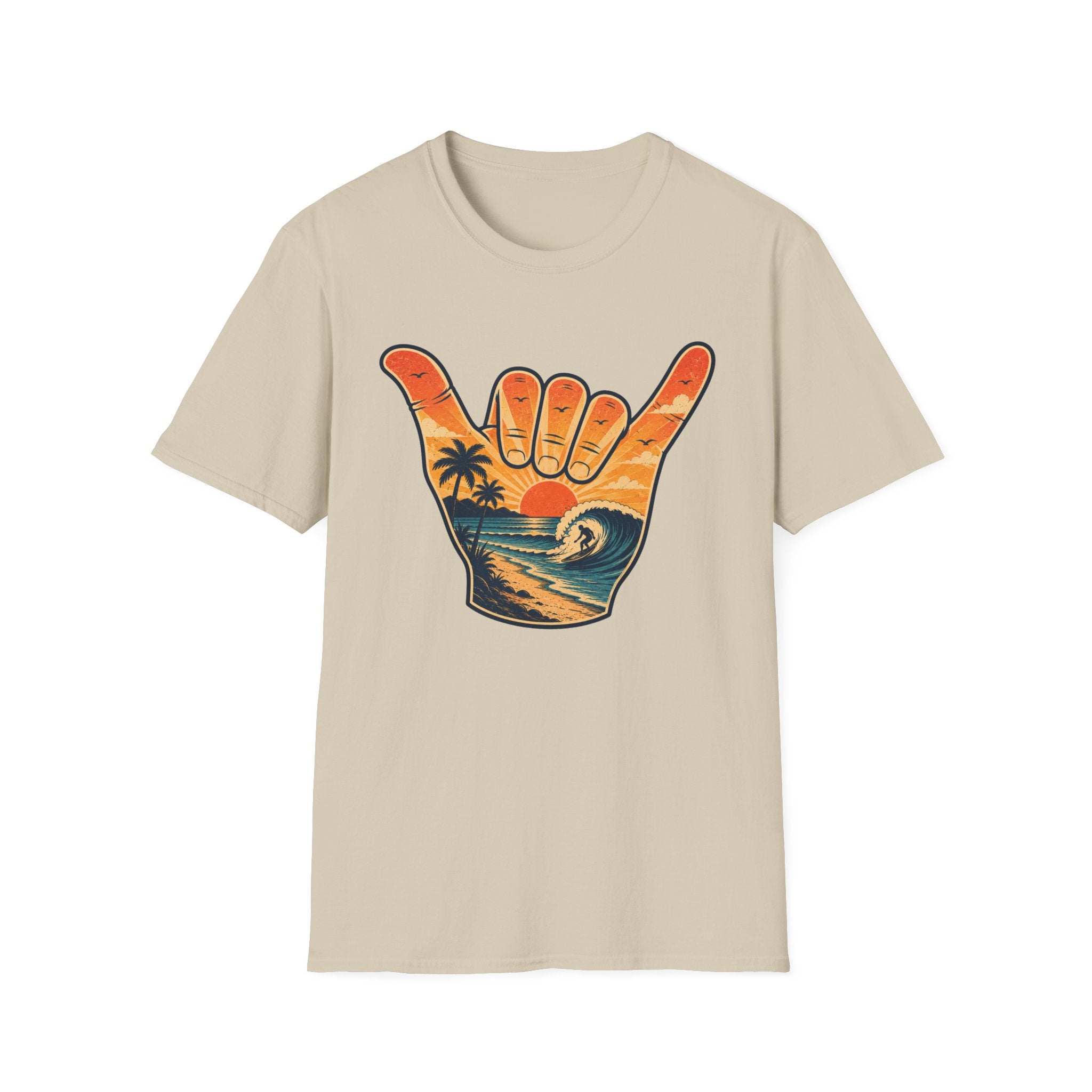 Hang Loose Sunset Surf Tee