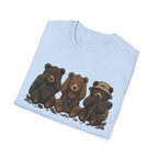 See No Hear No Speak No Bear Hikers Tee