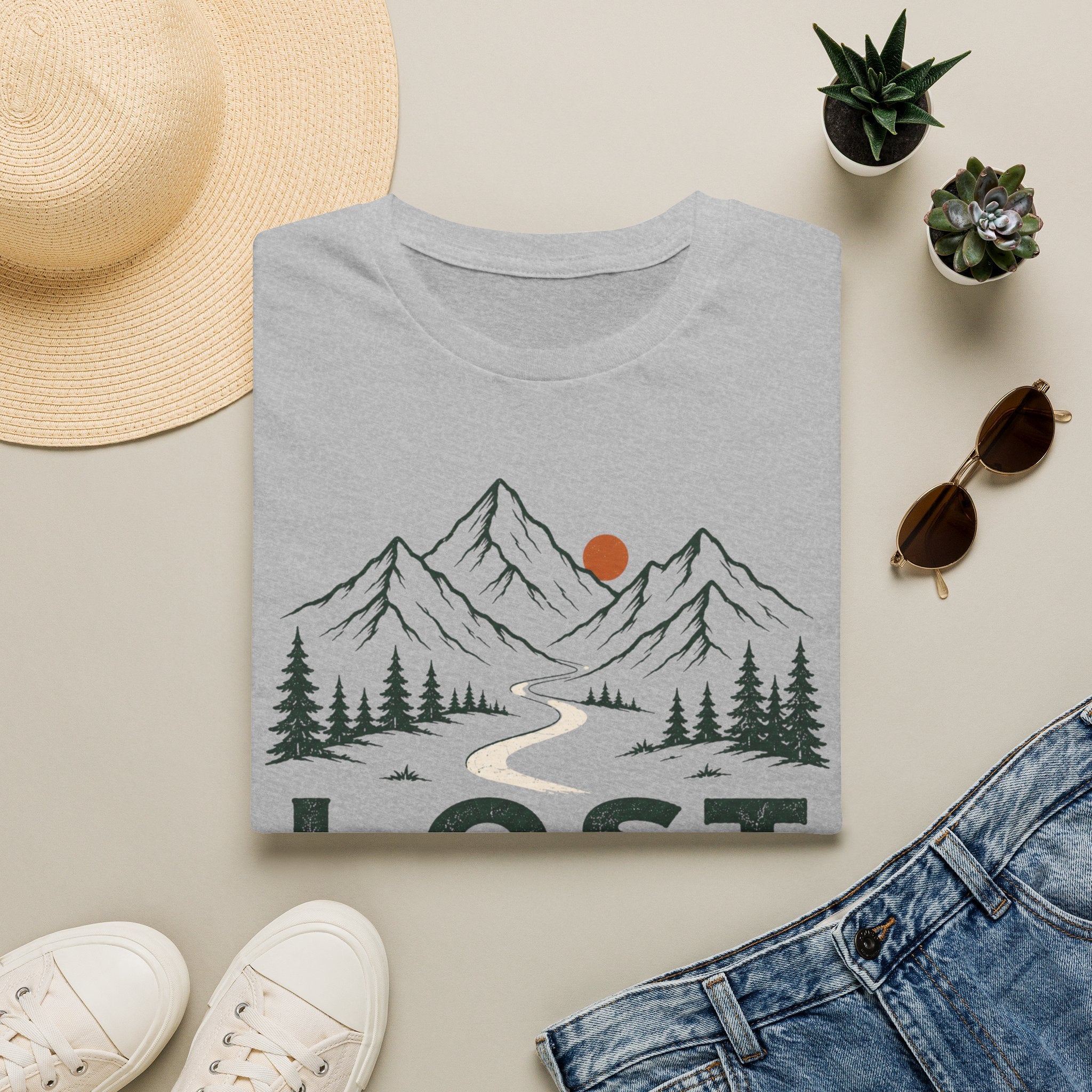 Lost Is Where I Belong Mountain Tee