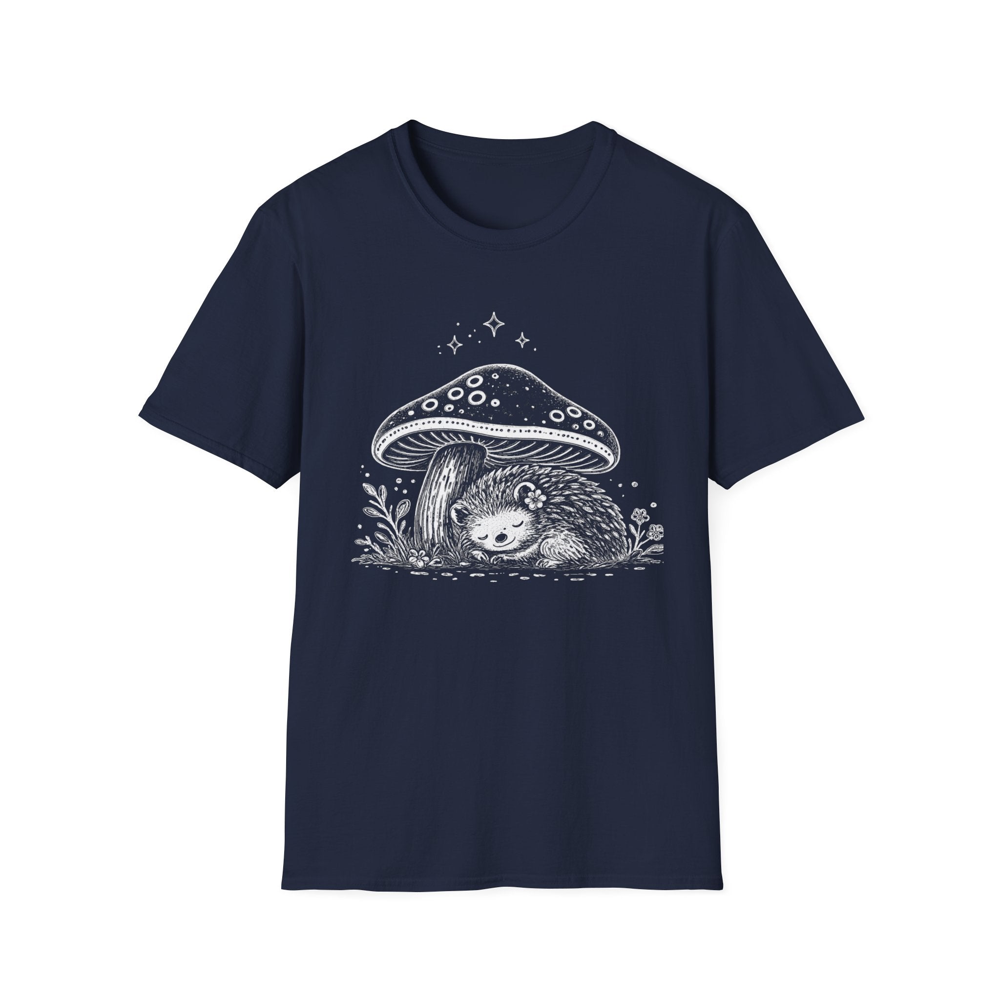Cozy Hedgehog Mushroom Tee