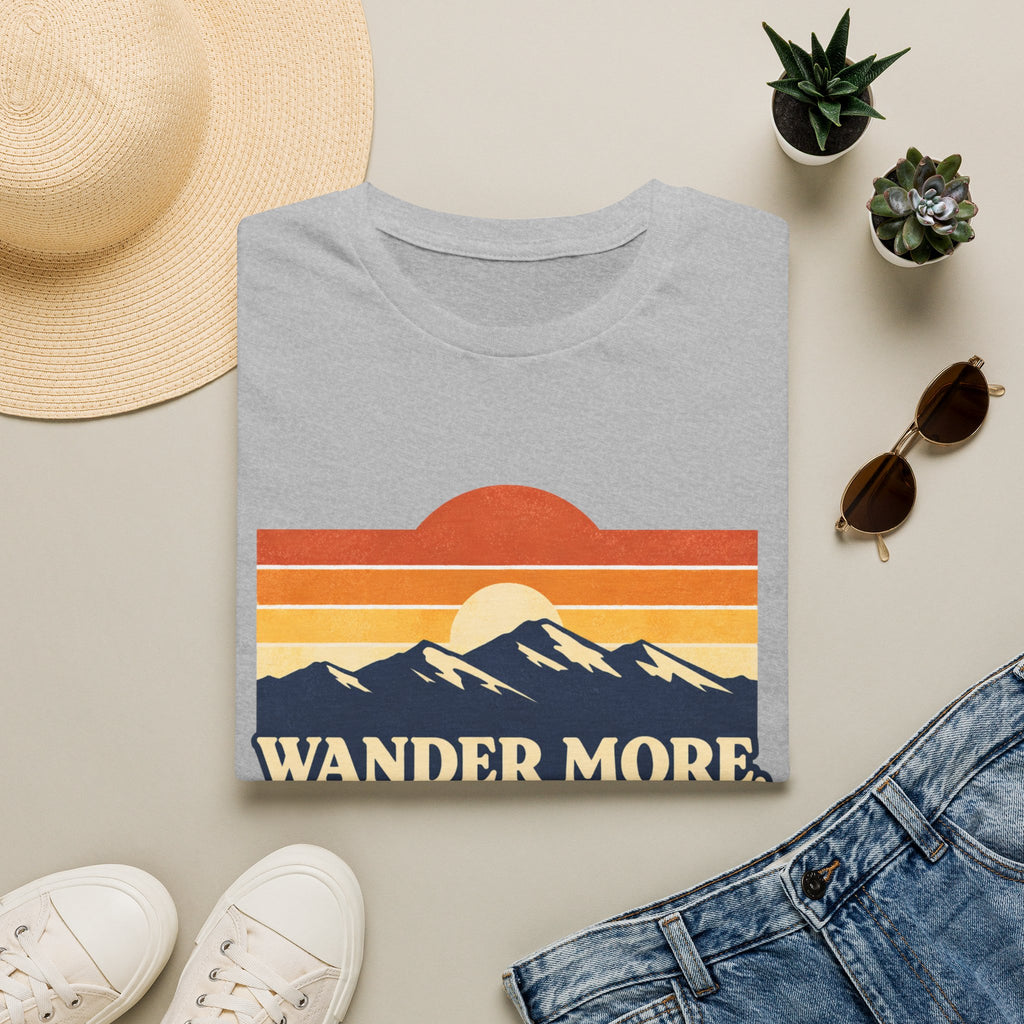 Retro Wander More, Worry Less Tee