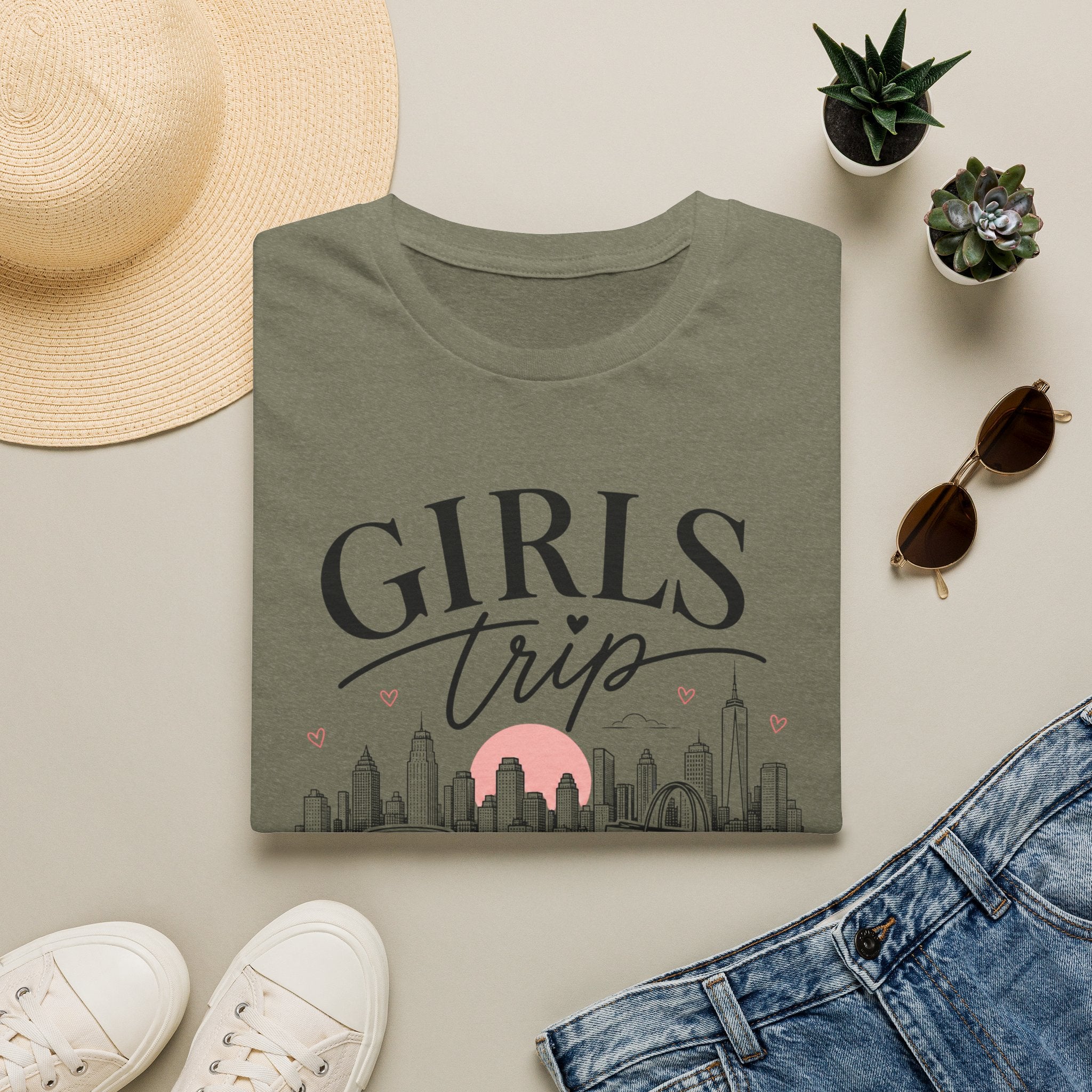 Girls Trip 2026 Shopping & Coffee Tee