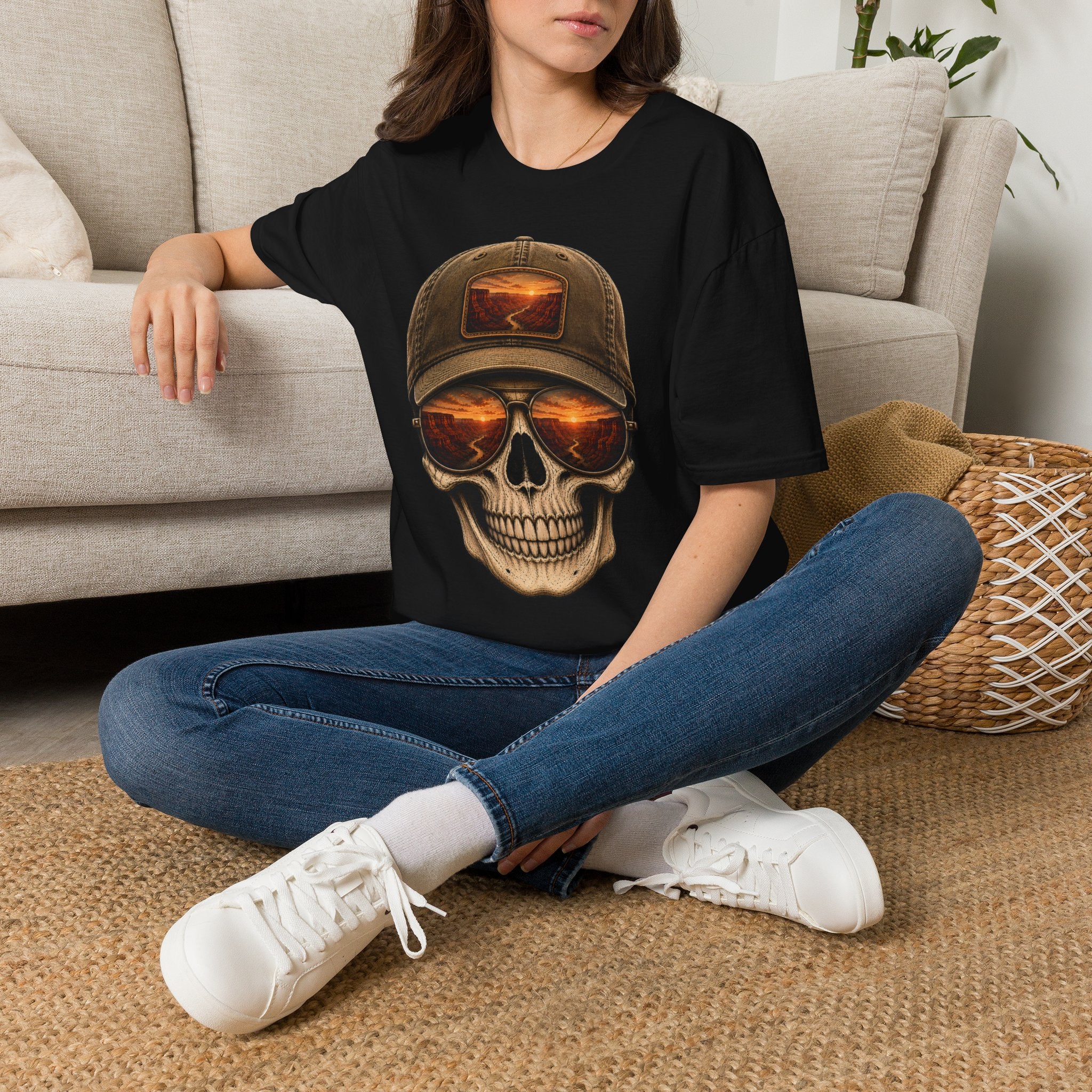 Canyon Sunset Skull Tee
