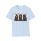 See No Hear No Speak No Moose Hikers Tee