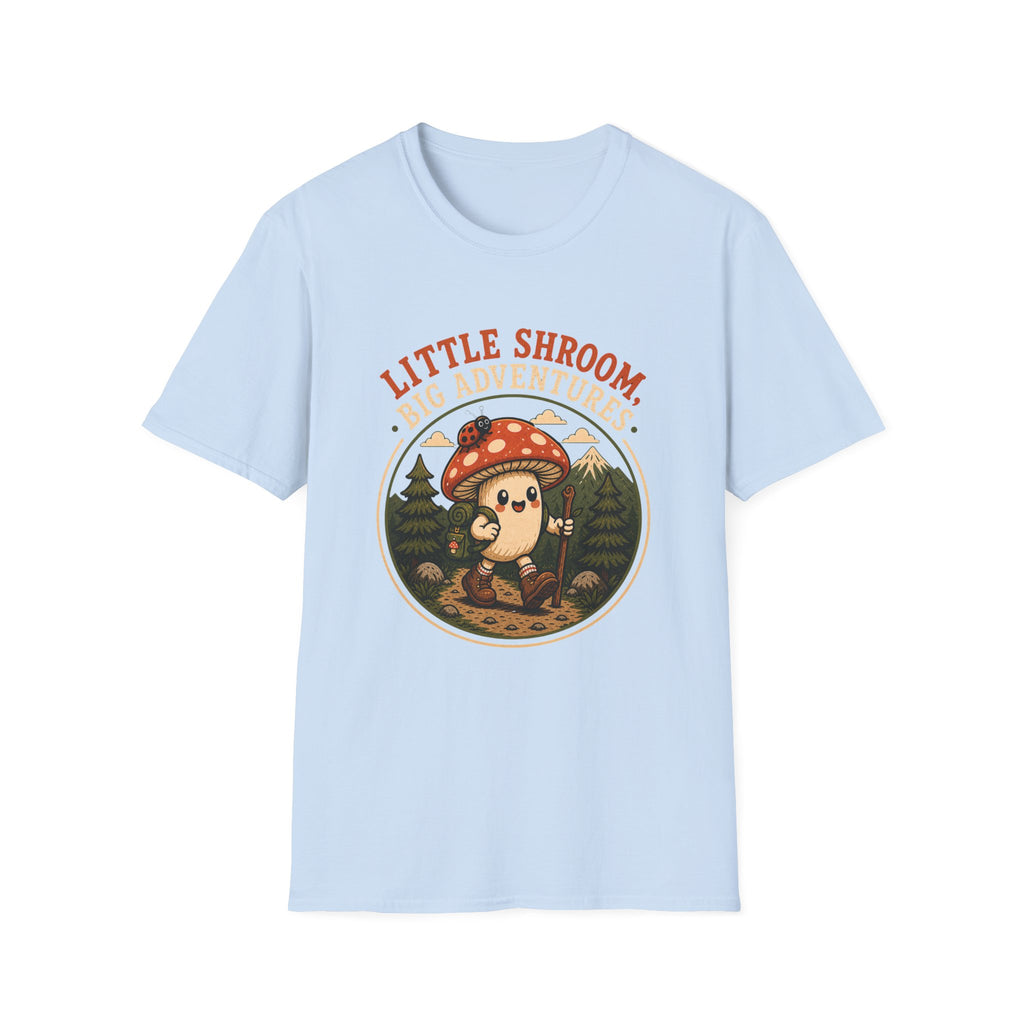 Little Shroom, Big Adventures Mushroom Tee