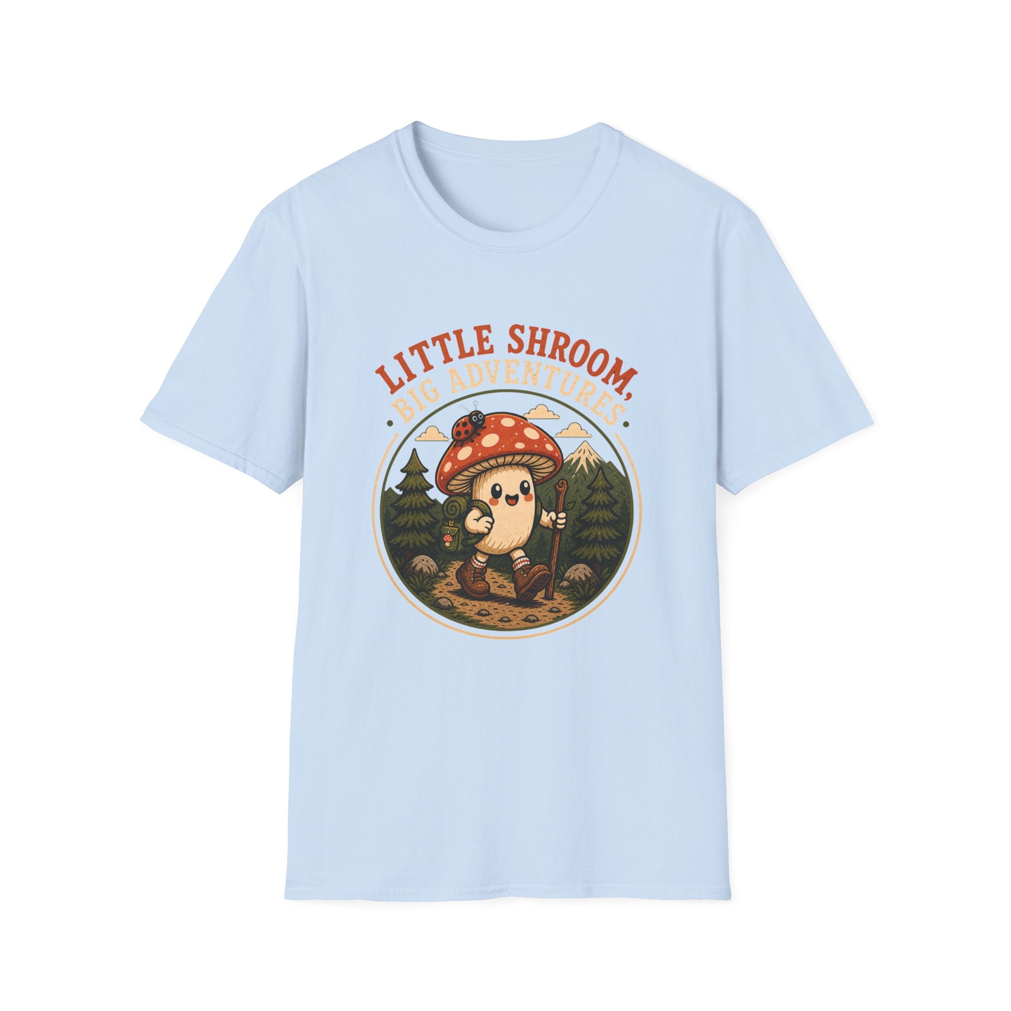 Little Shroom, Big Adventures Mushroom Tee