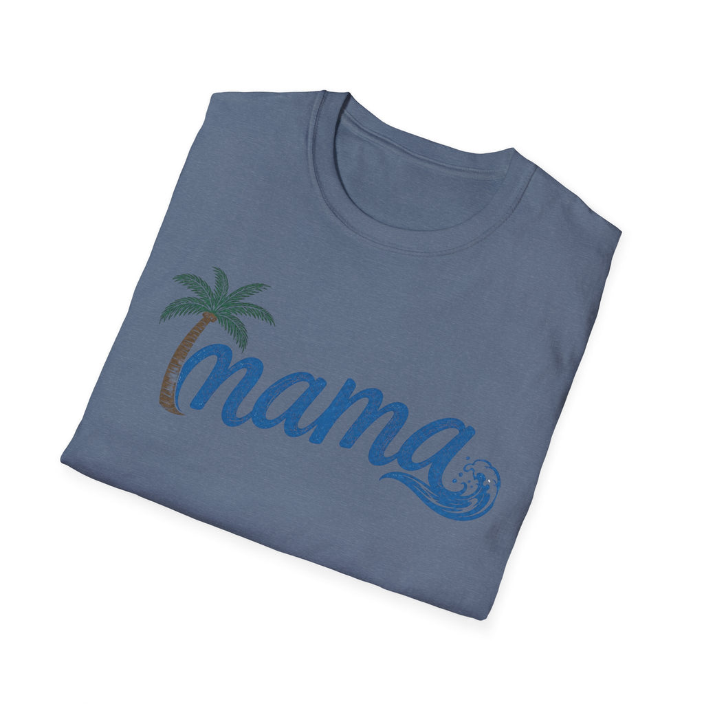 Coastal Mama Palm Tree & Wave Tee