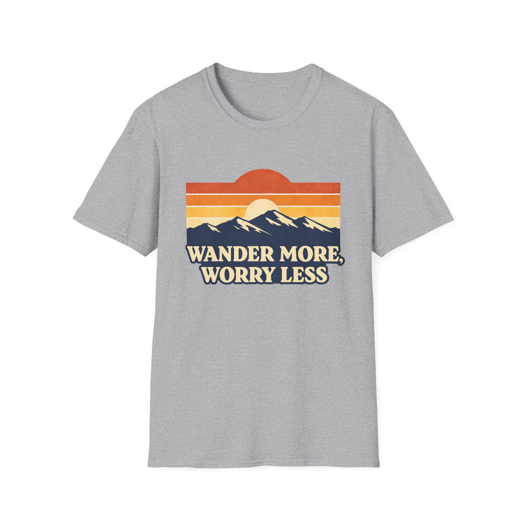 Retro Wander More, Worry Less Tee