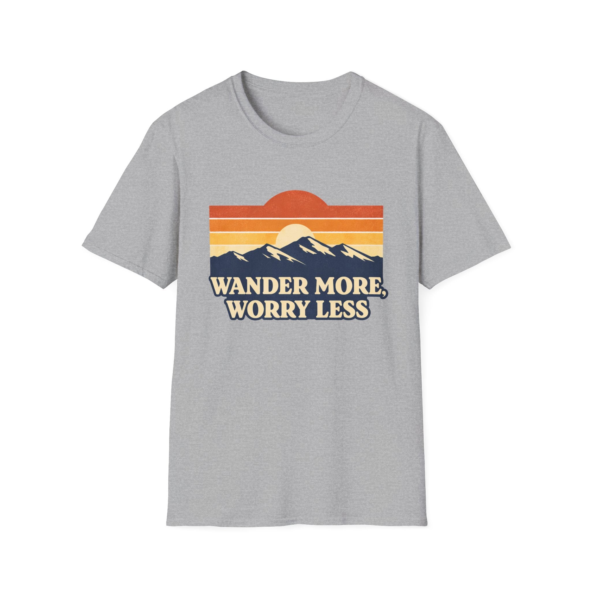 Retro Wander More, Worry Less Tee