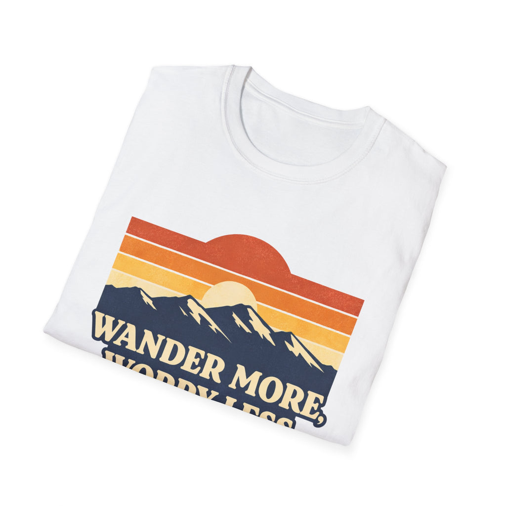 Retro Wander More, Worry Less Tee