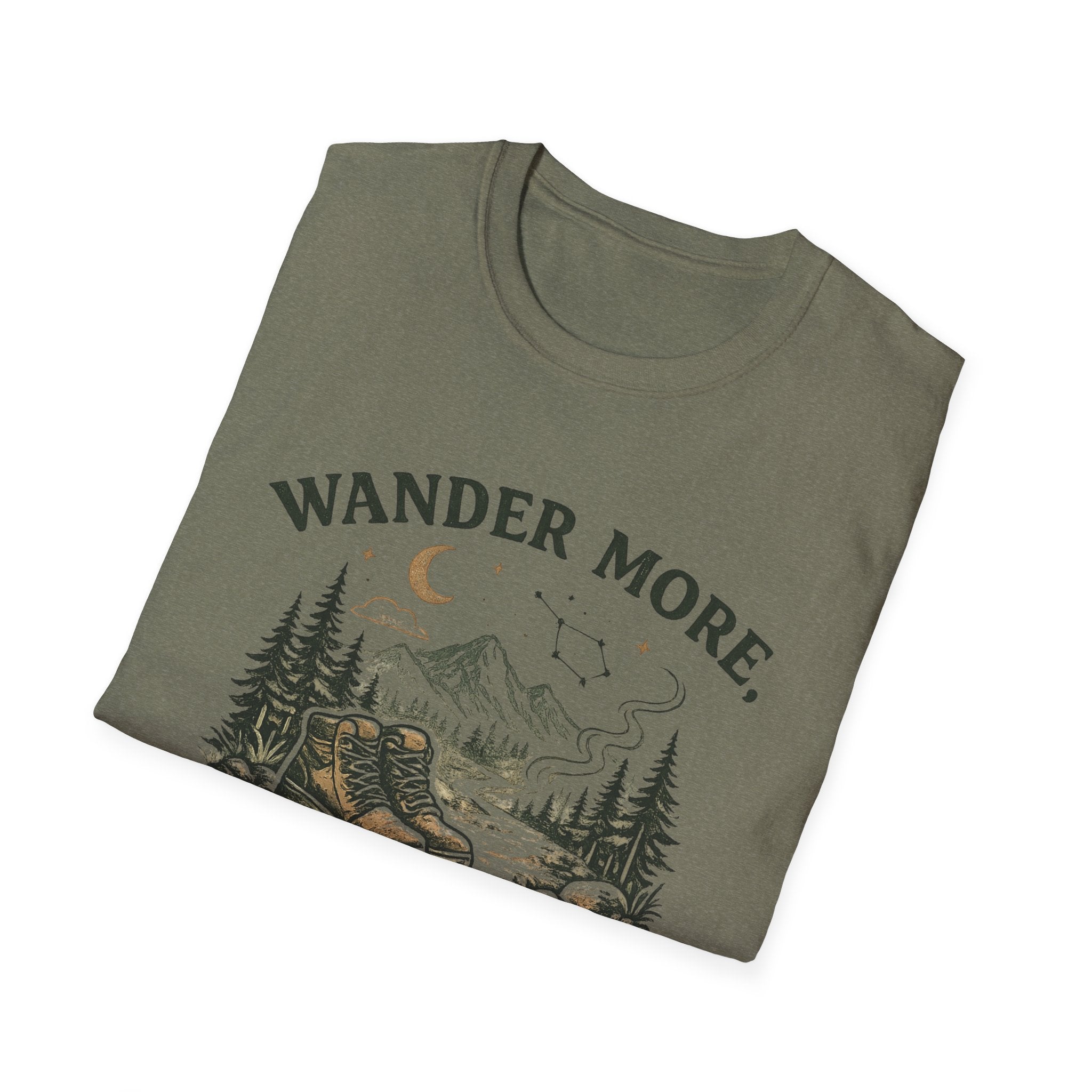 Wander More, Worry Less Tee